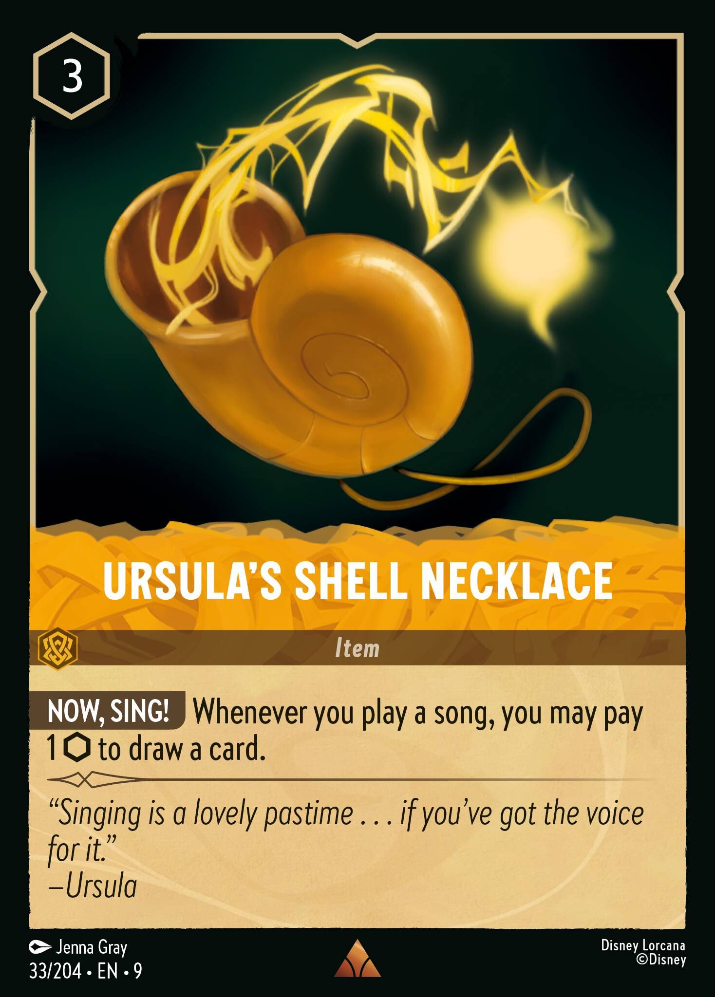 Fabled - 33/204 Ursula's Shell Necklace R