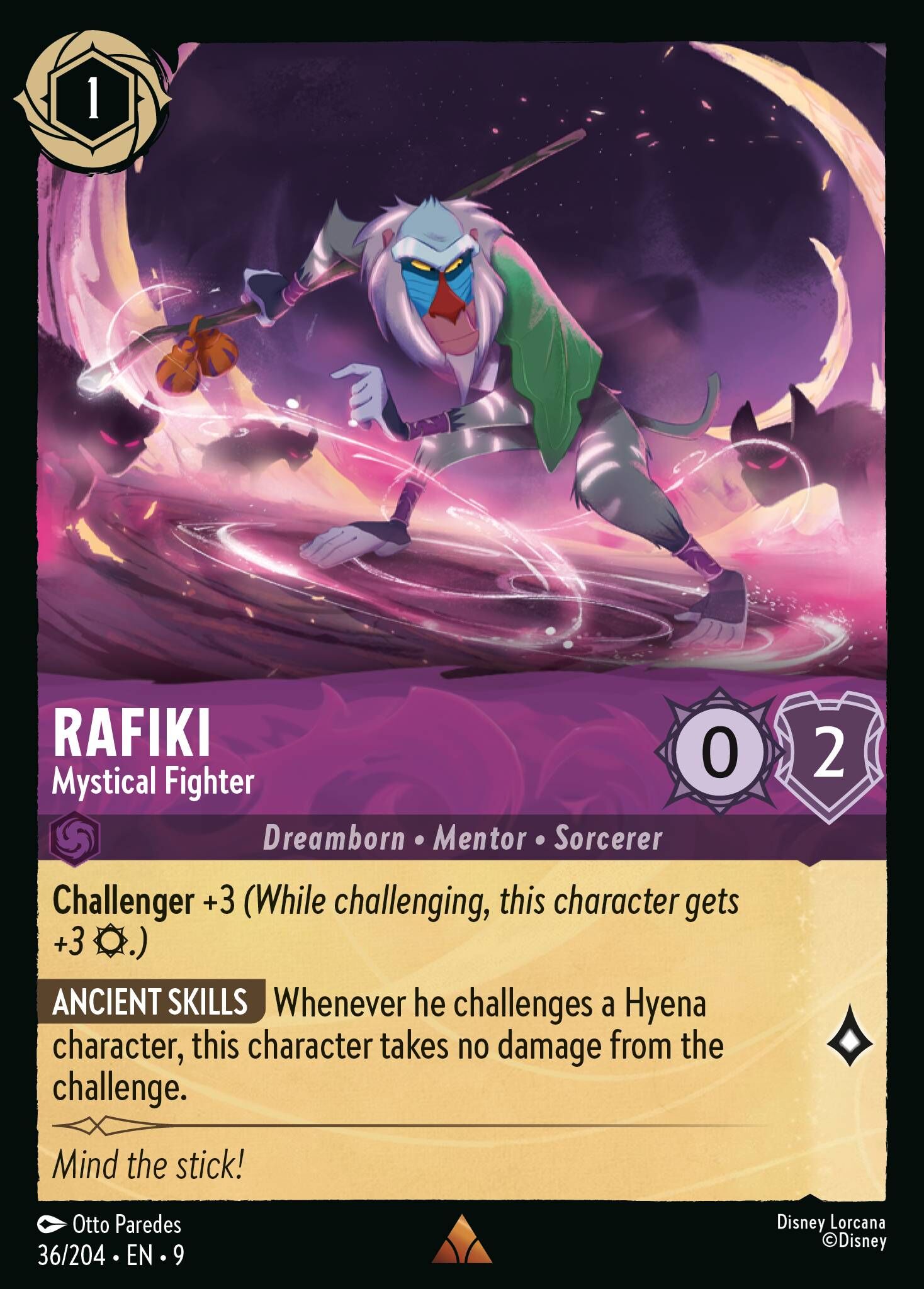 Fabled - 36/204 Rafiki - Mystical Fighter R