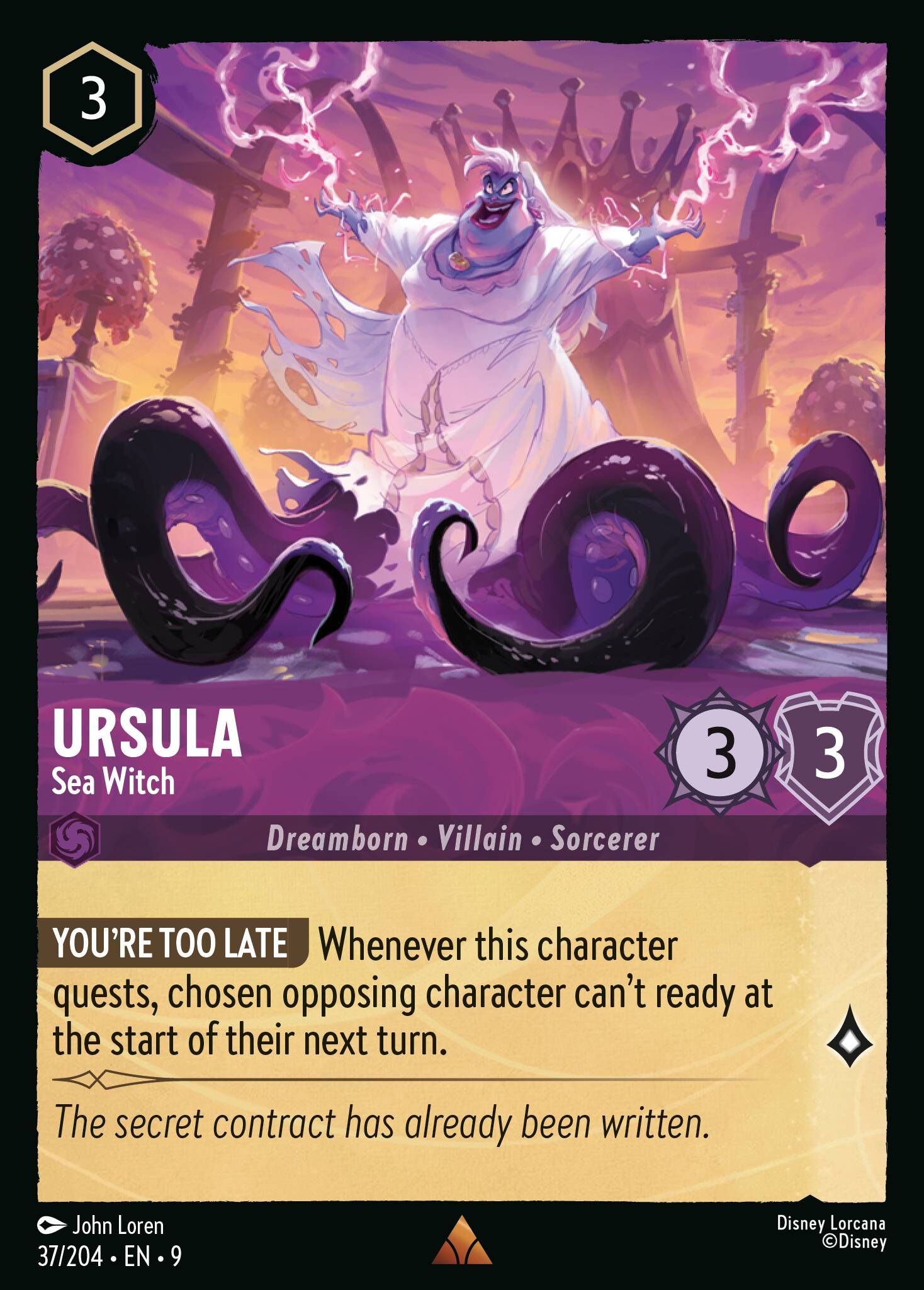 Fabled - 37/204 Ursula - Sea Witch R