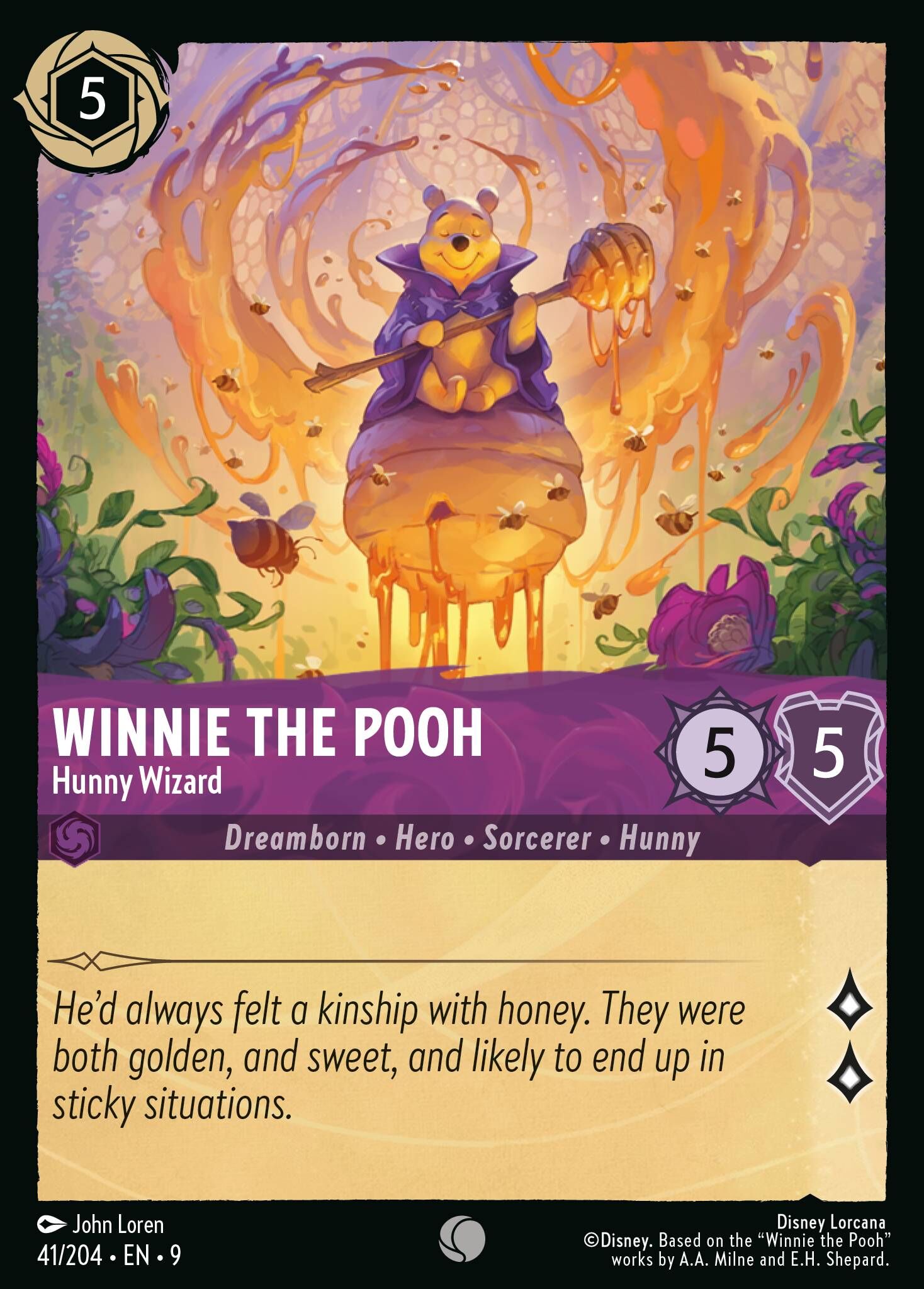 Fabled - 41/204 Winnie the Pooh - Hunny Wizard C