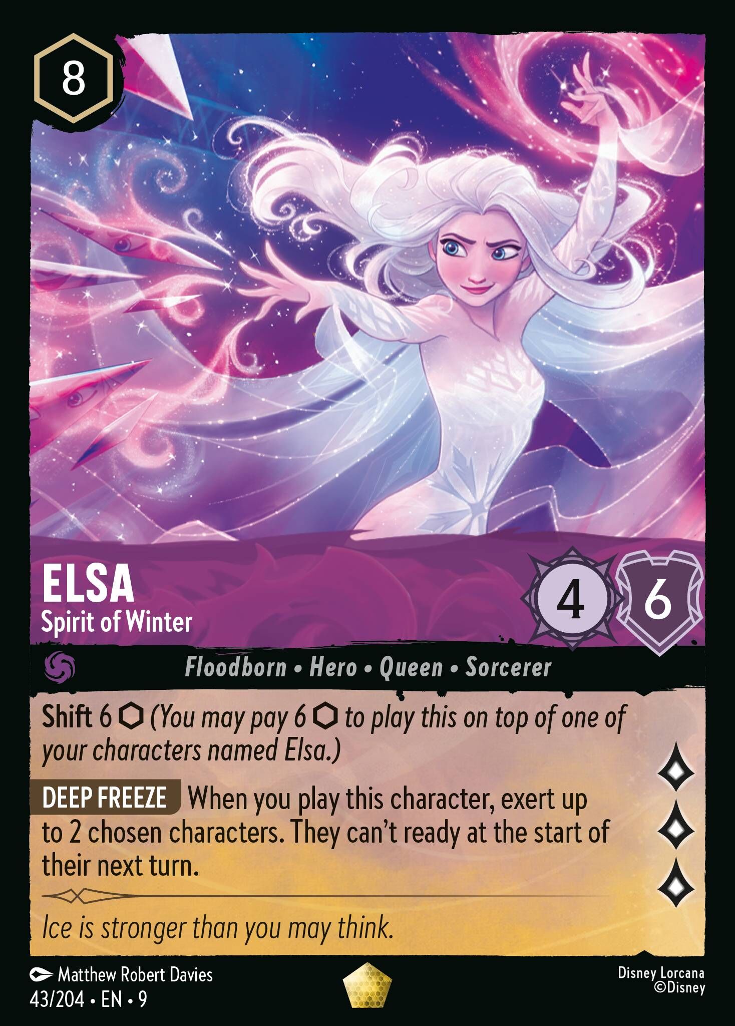 Fabled - 43/204 Elsa - Spirit of Winter L