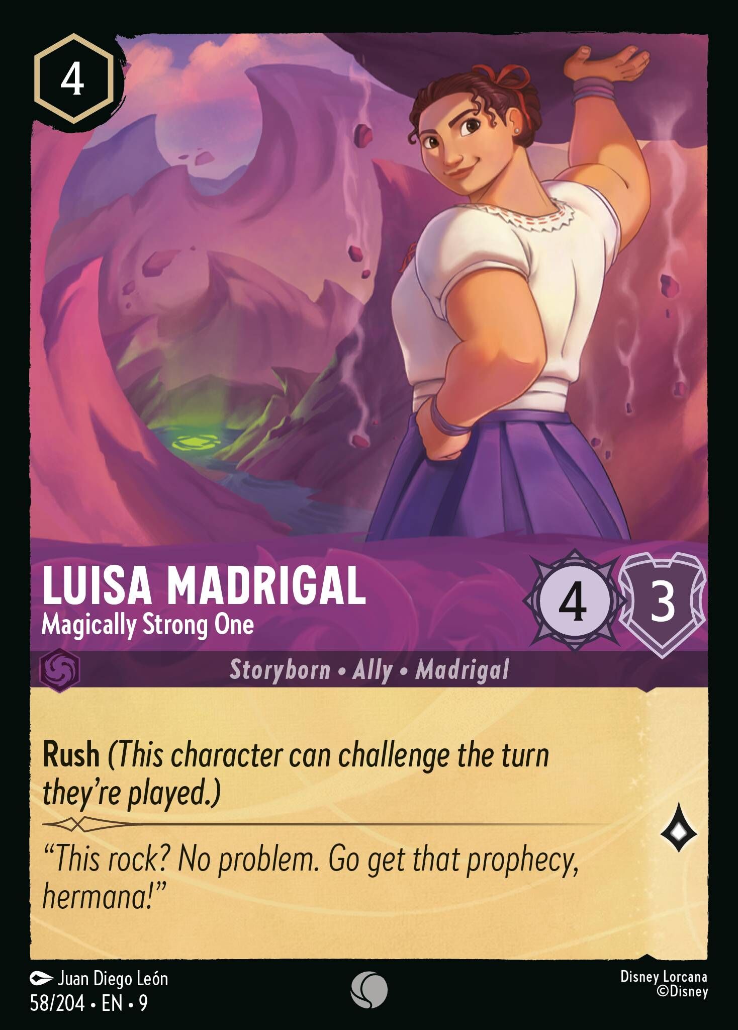 Fabled - 58/204 Luisa Madrigal - Magically Strong One C