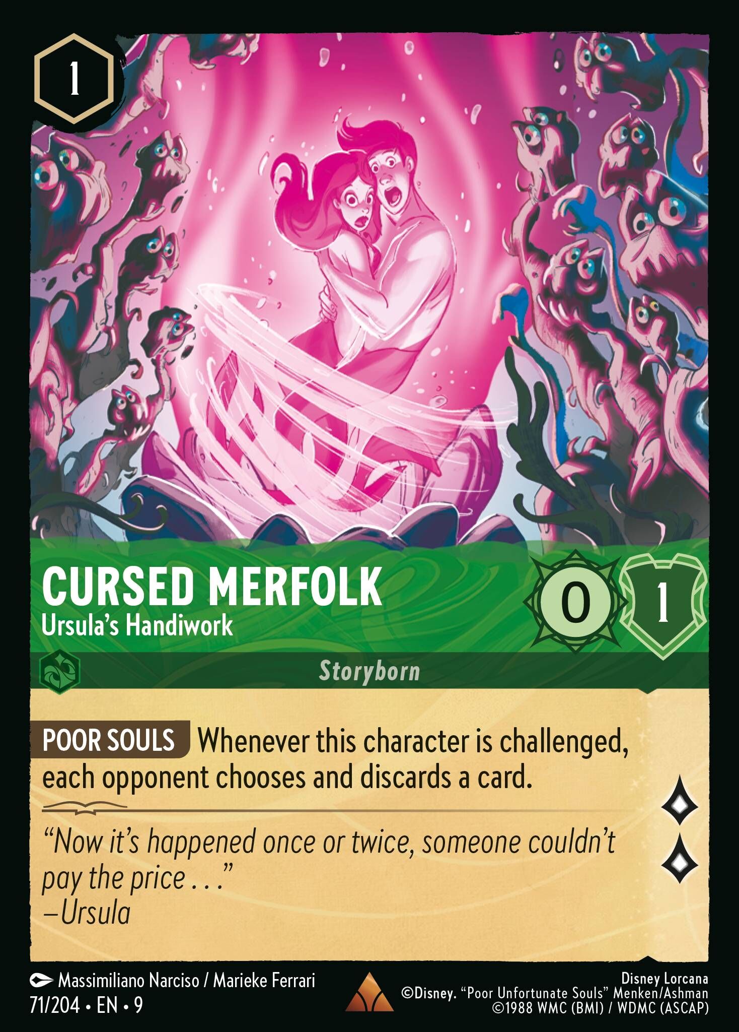 Fabled - 71/204 Cursed Merfolk - Ursula's Handiwork R
