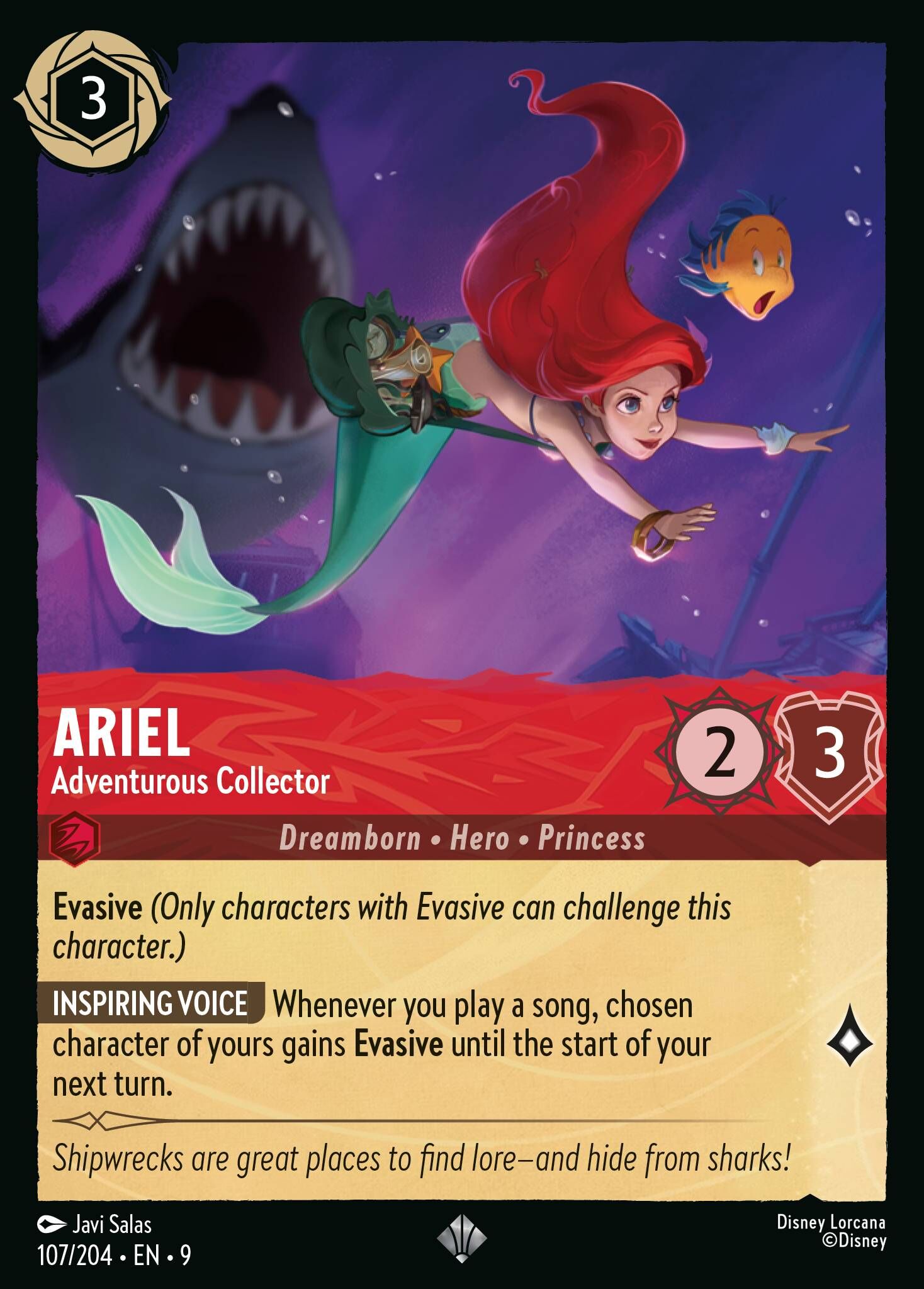 Fabled - 107/204 Ariel - Adventurous Collector SR