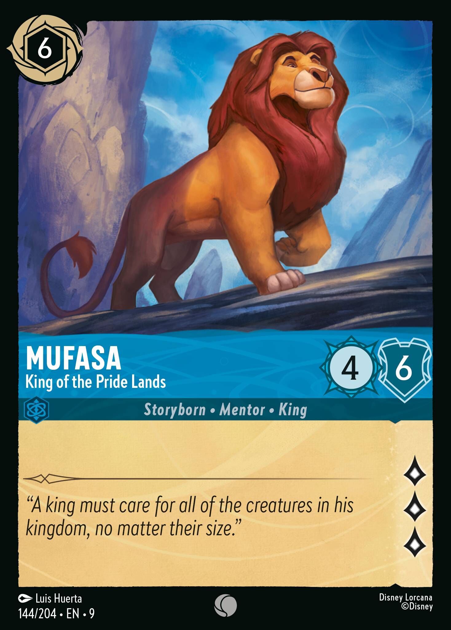 Fabled - 144/204 Mufasa - King of the Pride Lands C