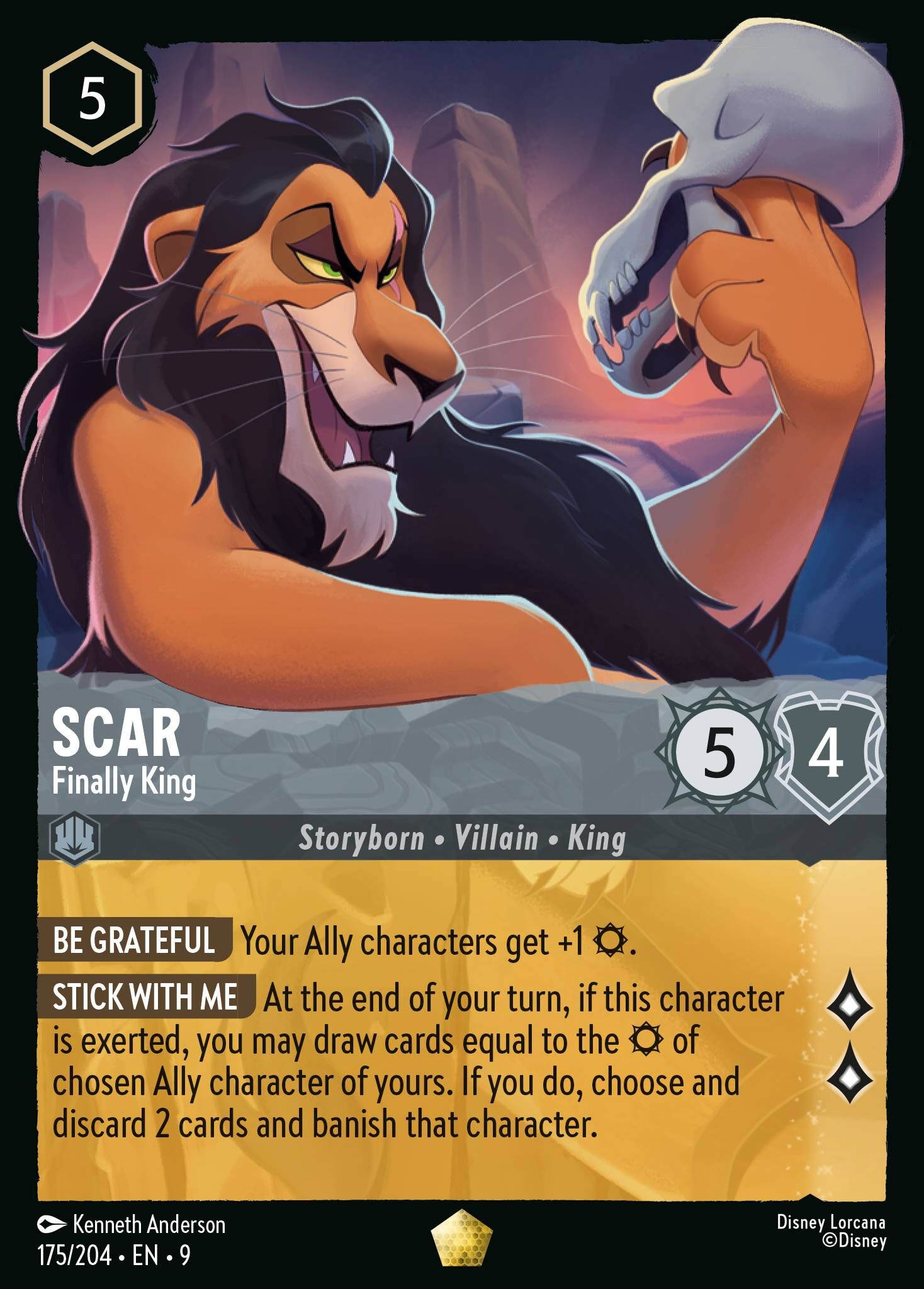 Fabled - 175/204 Scar - Finally King L