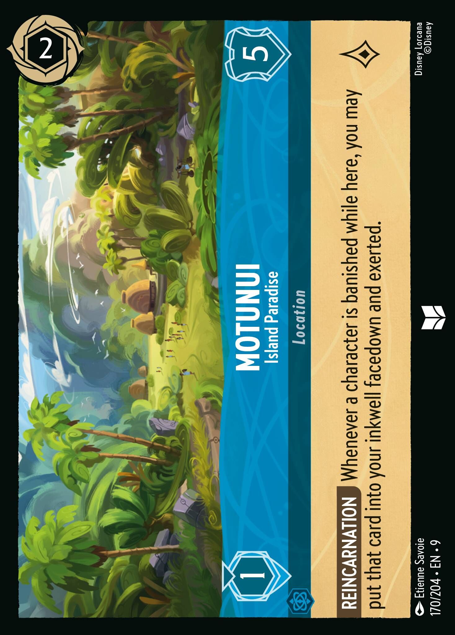 Fabled - 170/204 Motunui - Island Paradise UC