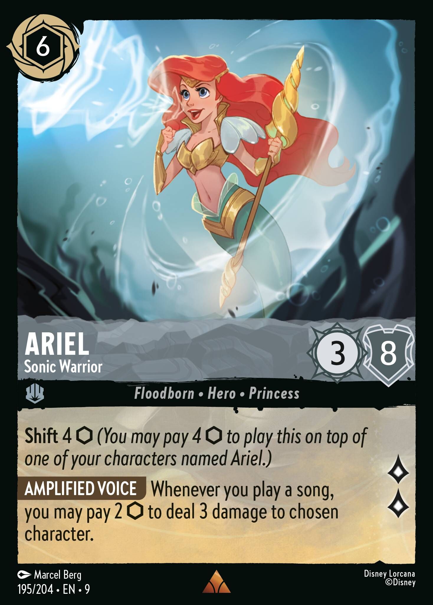 Fabled - 195/204 Ariel - Sonic Warrior R