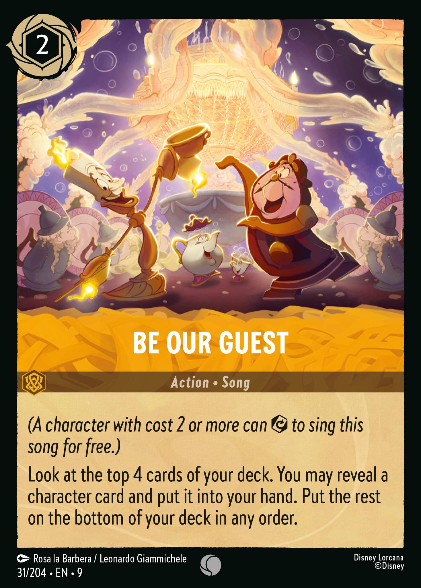 Fabled - 31/204 Be Our Guest C (Foil)