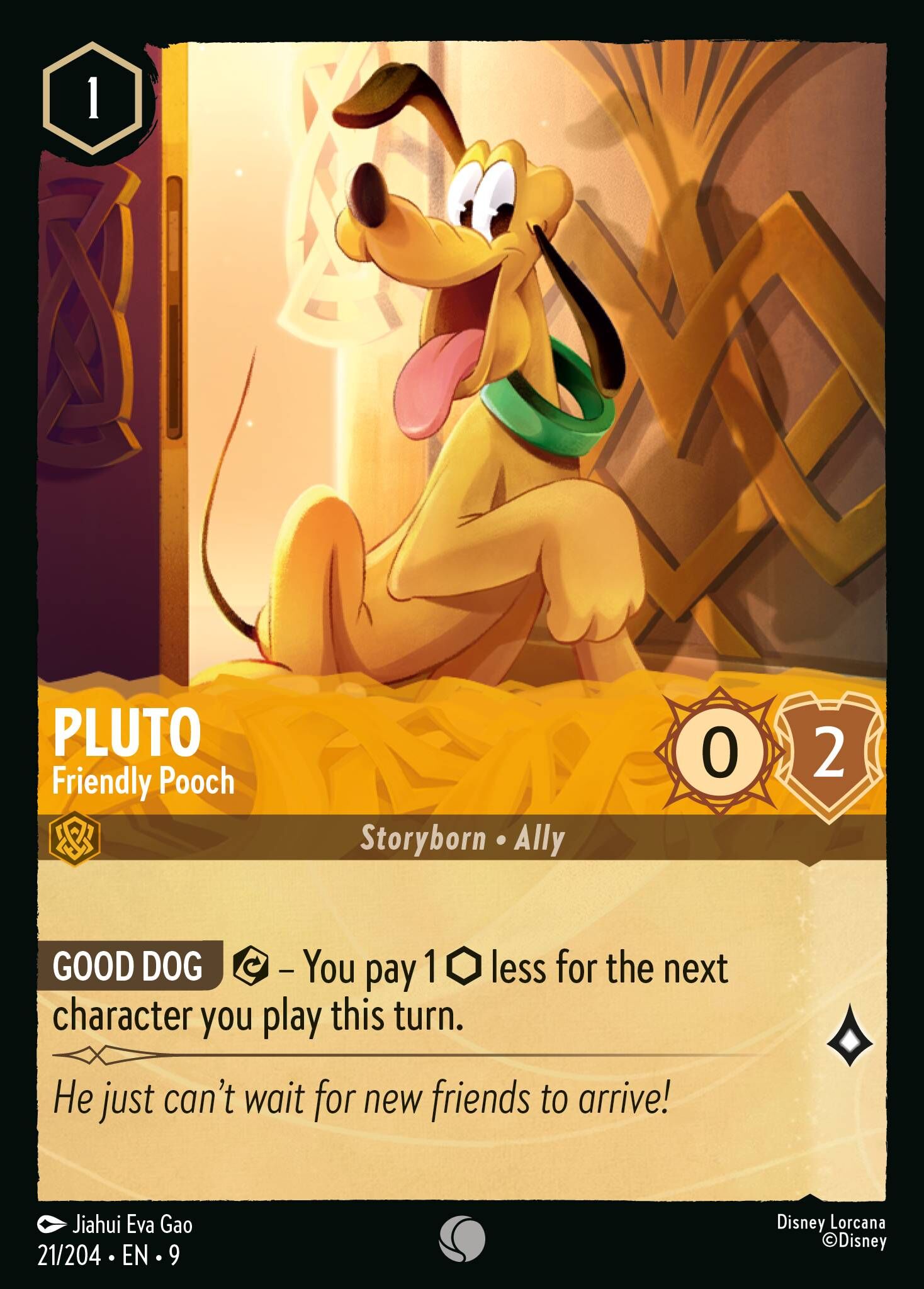 Fabled - 21/204 Pluto – Friendly Pooch C (Foil)