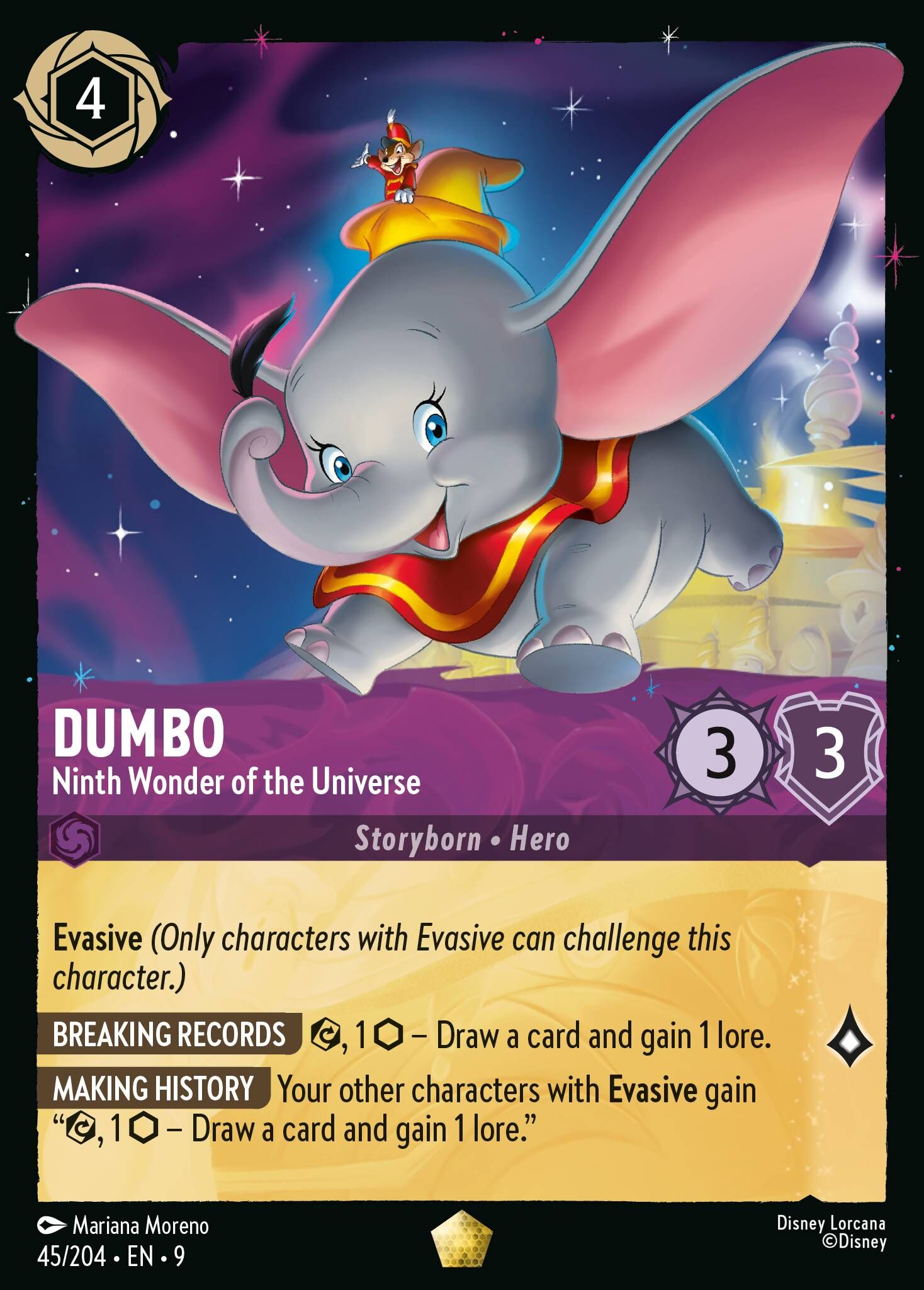 Fabled - 45/204 Dumbo - Ninth Wonder of the Universe L (Foil)