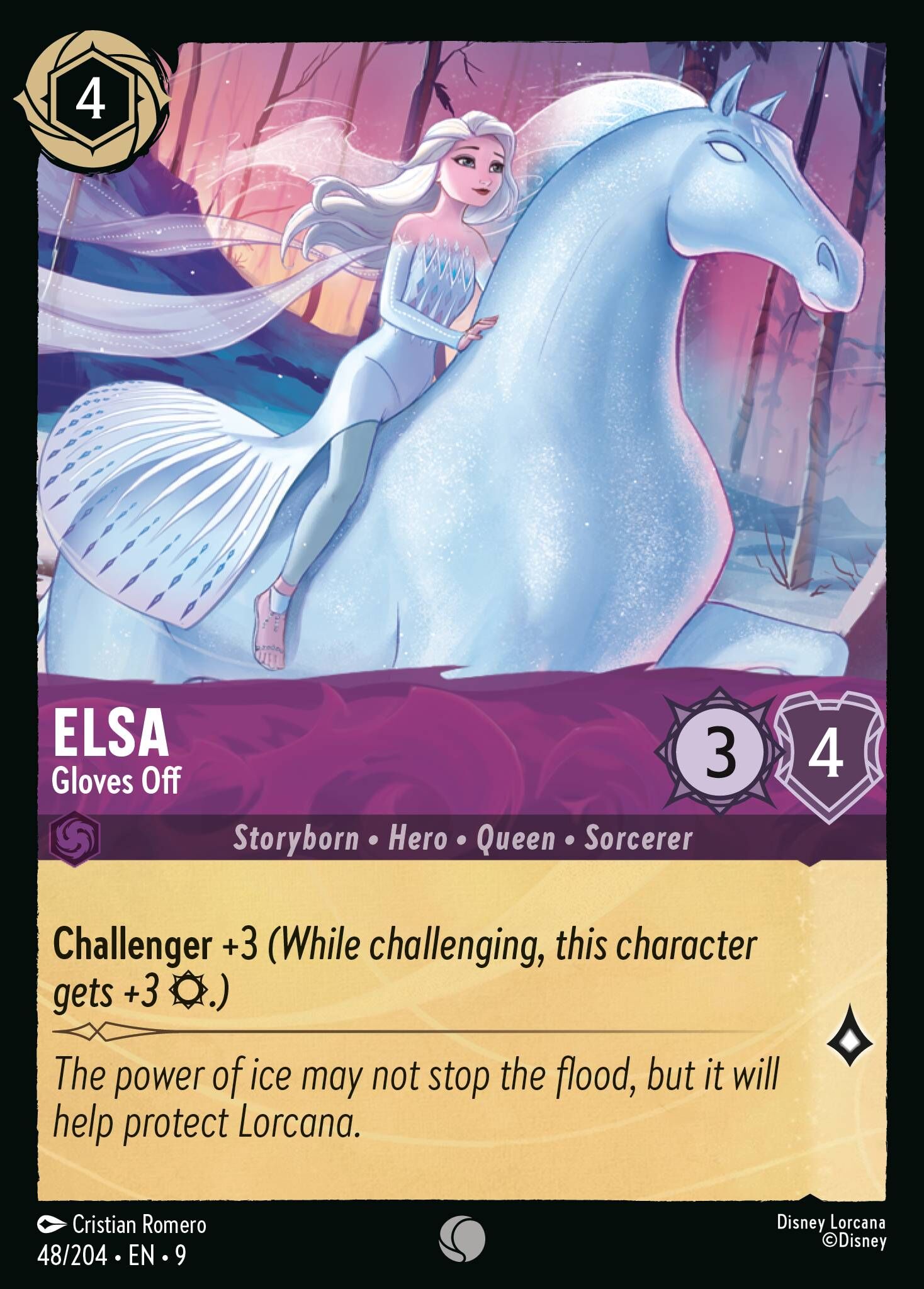 Fabled - 48/204 Elsa - Gloves Off C (Foil)