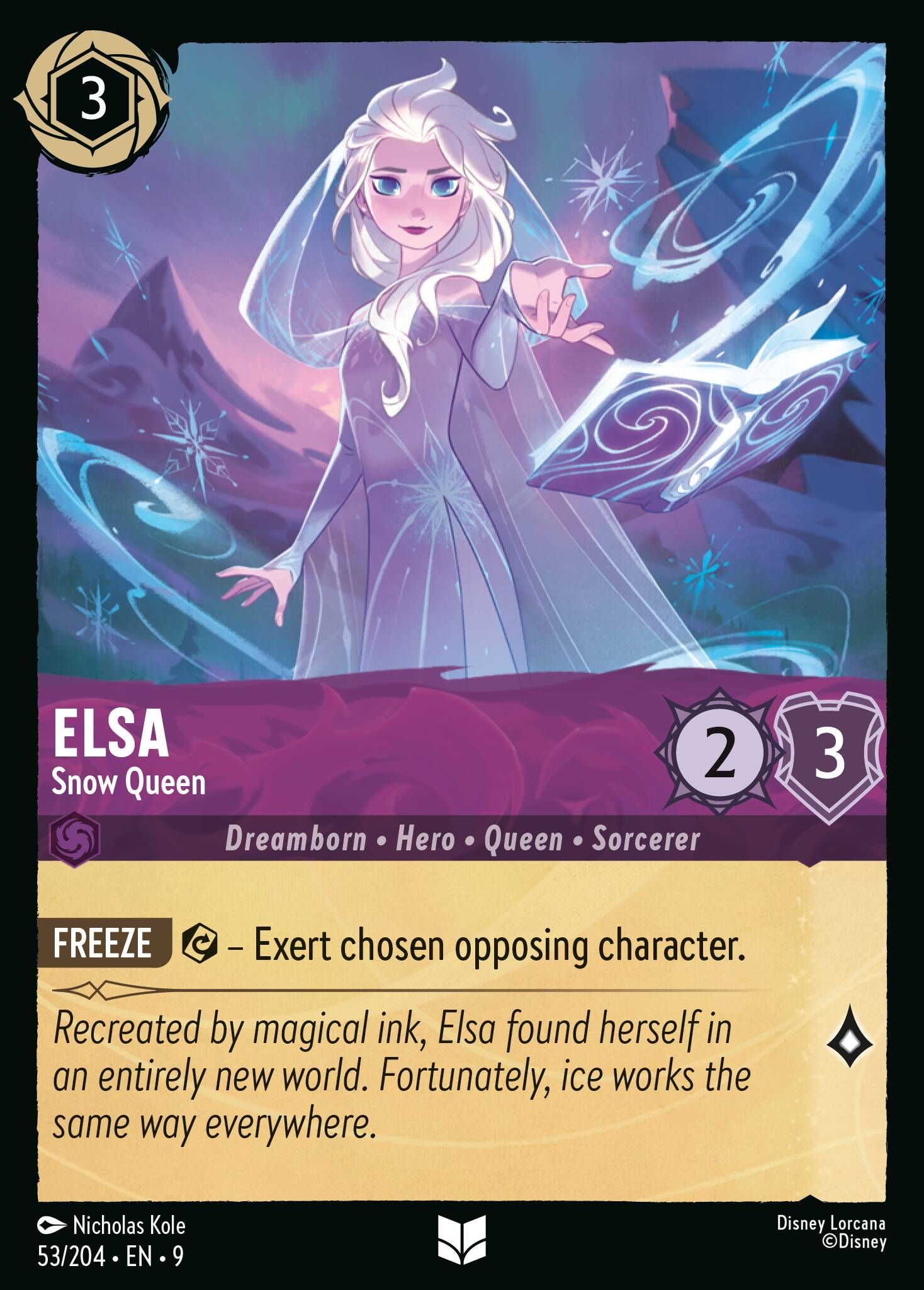 Fabled - 53/204 Elsa - Snow Queen UC (Foil)