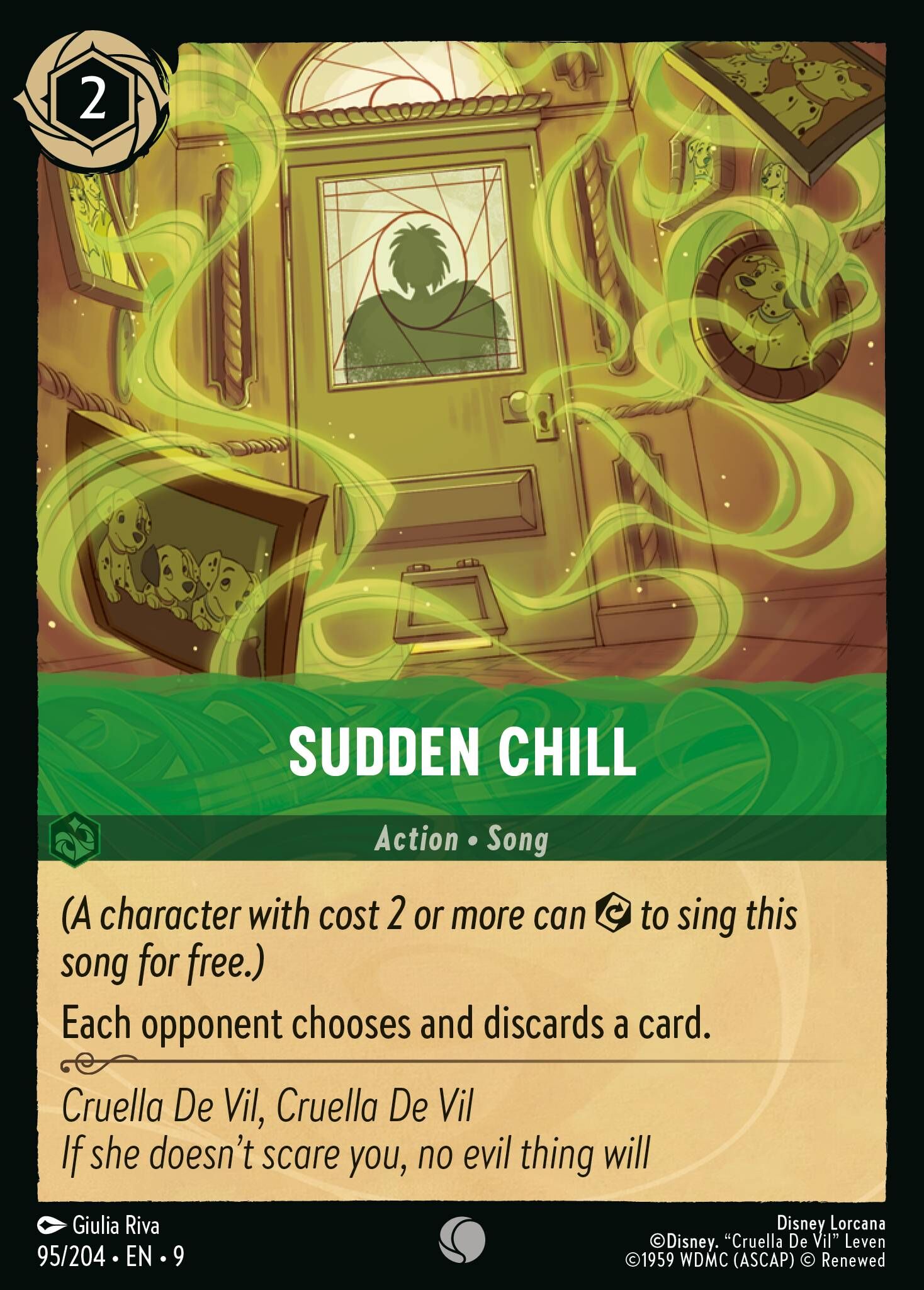 Fabled - 95/204 Sudden Chill C (Foil)