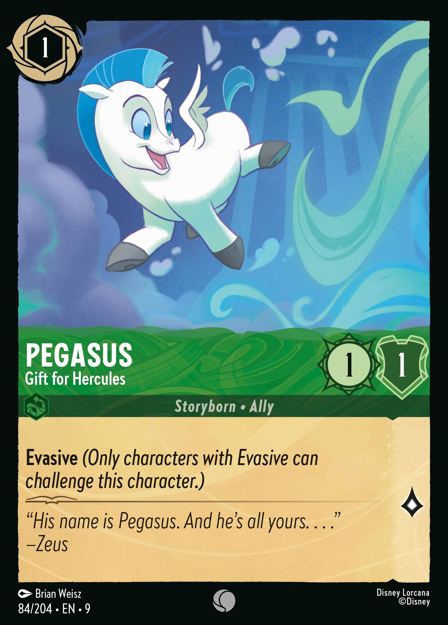 Fabled - 84/204 Pegasus - Gift For Hercules ? (Foil)