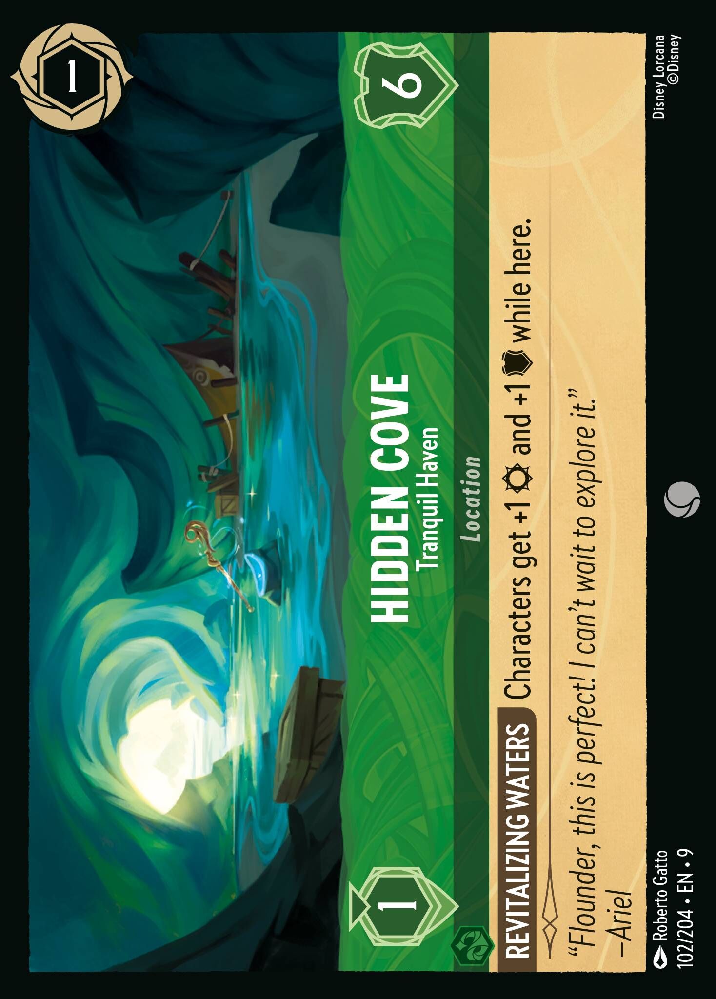 Fabled - 102/204 Hidden Cove - Tranquil Haven C (Foil)