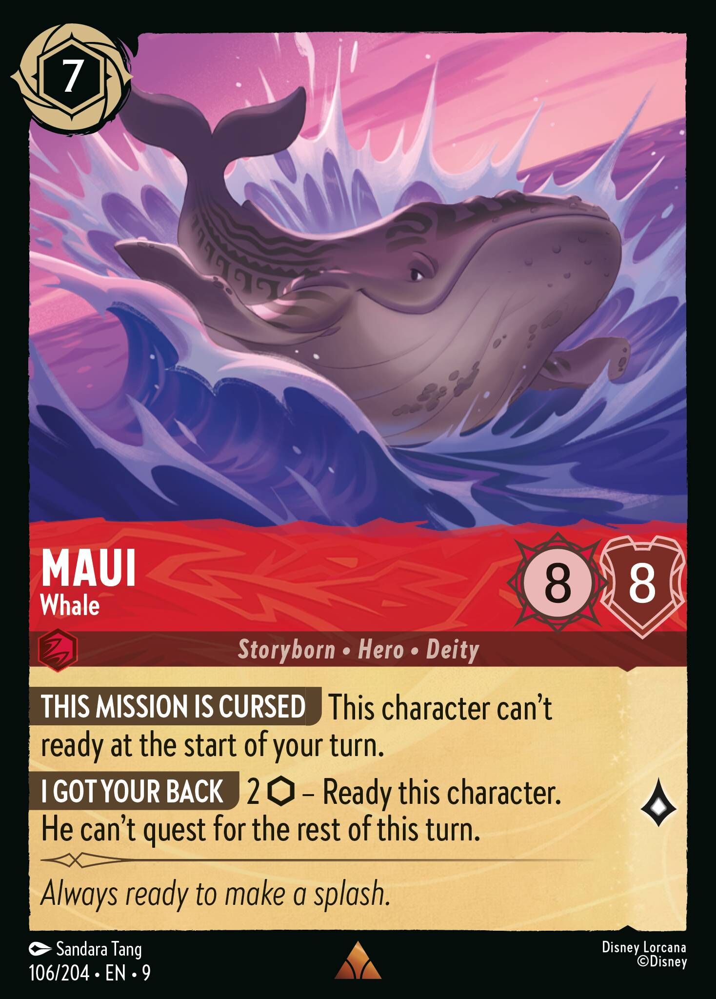 Fabled - 106/204 Maui - Whale R (Foil)