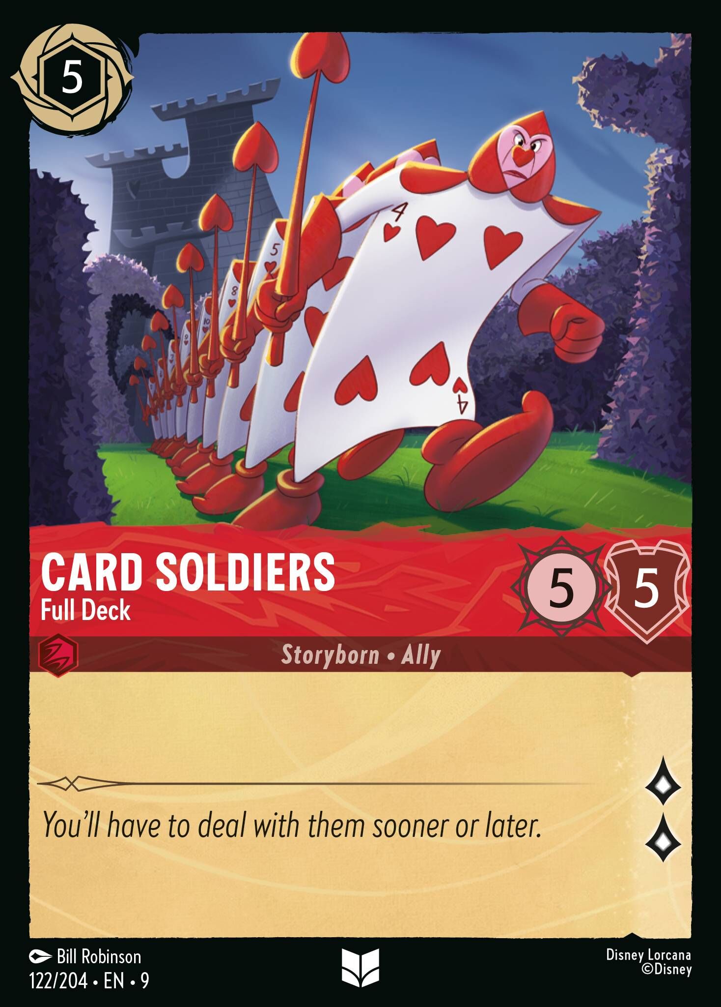 Fabled - 122/204 Card Soldiers - Full Deck UC (Foil)