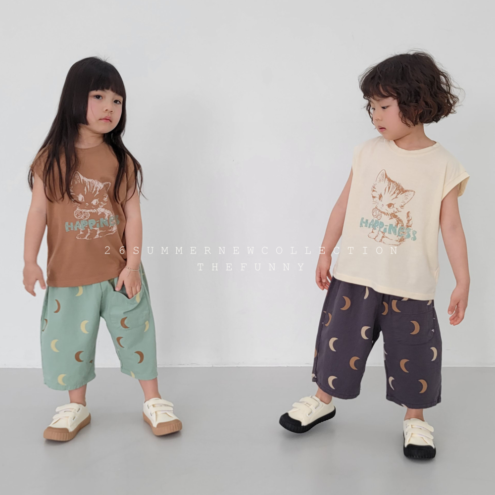 90-140 FUN 月亮口袋短褲 2色