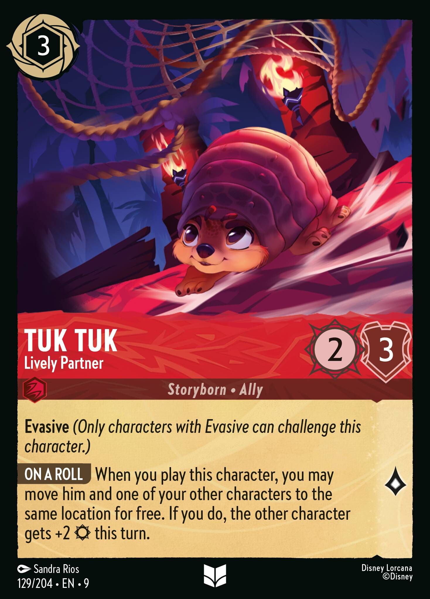 Fabled - 129/204 Tuk Tuk - Lively Partner UC (Foil)