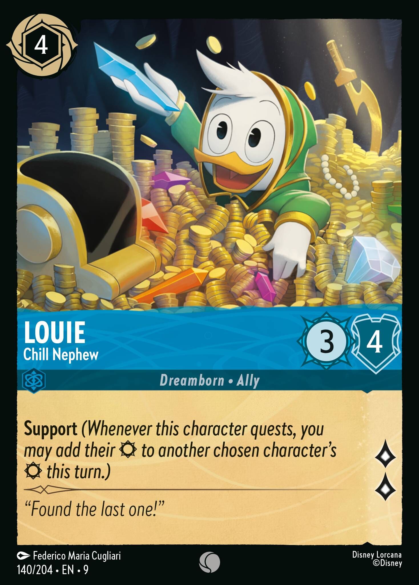 Fabled - 140/204 Louie - Chill Nephew C (Foil)