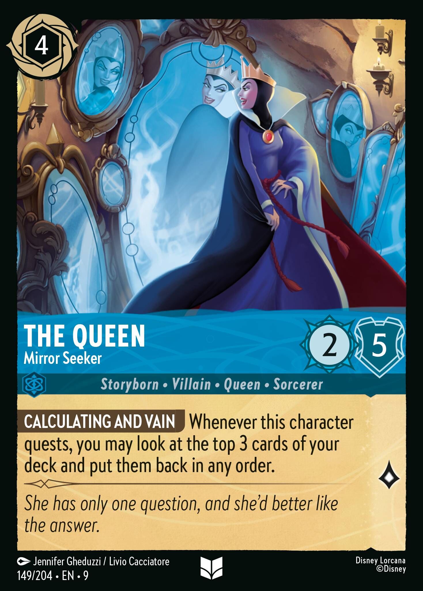 Fabled - 149/204 The Queen - Mirror Seeker UC (Foil)
