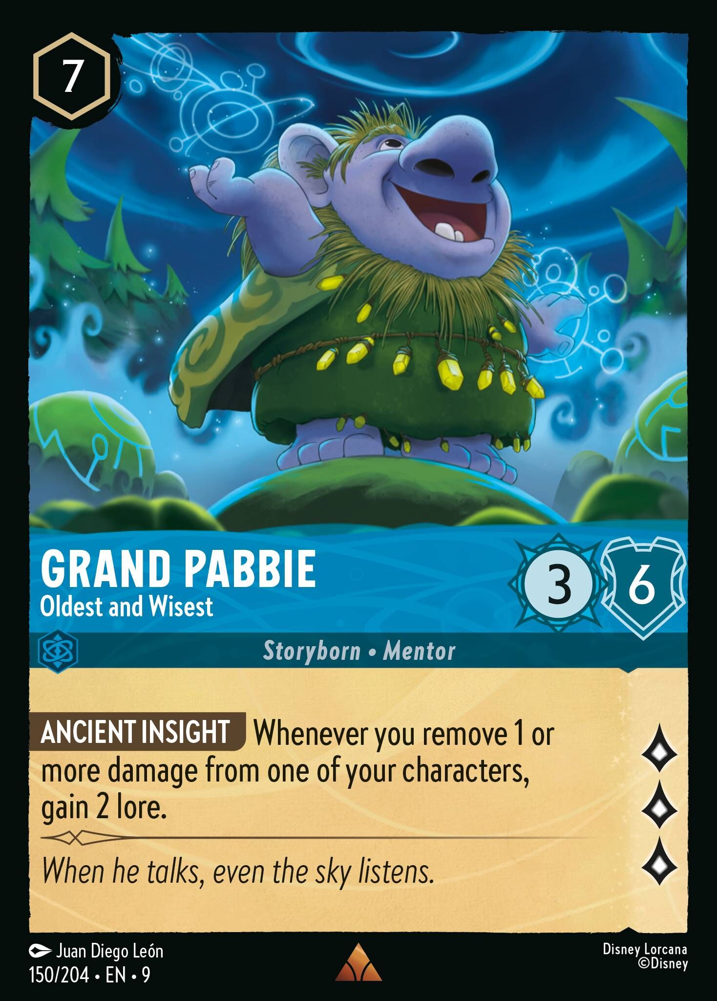 Fabled - 150/204 Grand Pabbie - Oldest and the Wisest R (Foil)