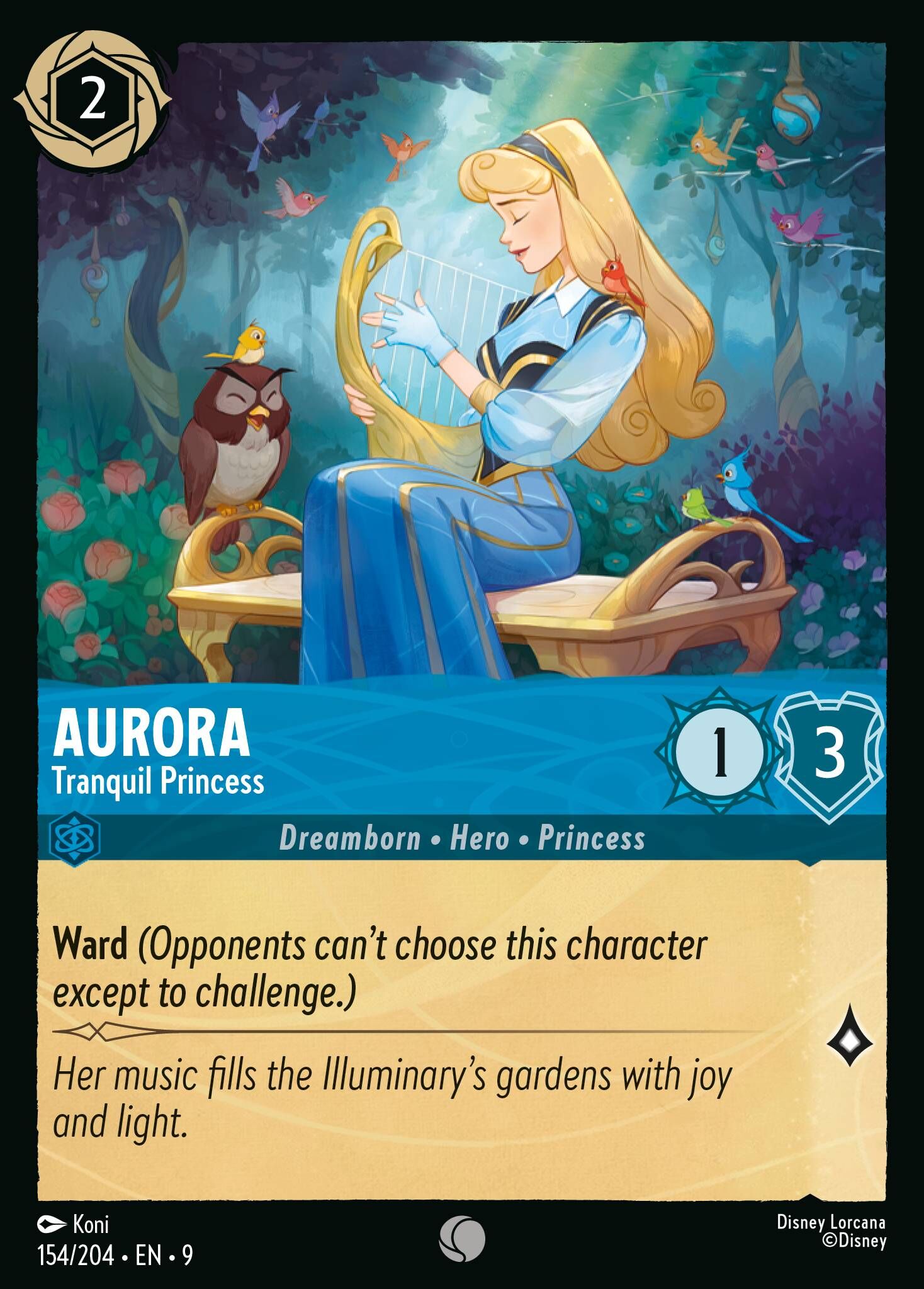 Fabled - 154/204 Aurora - Tranquil Princess C (Foil)