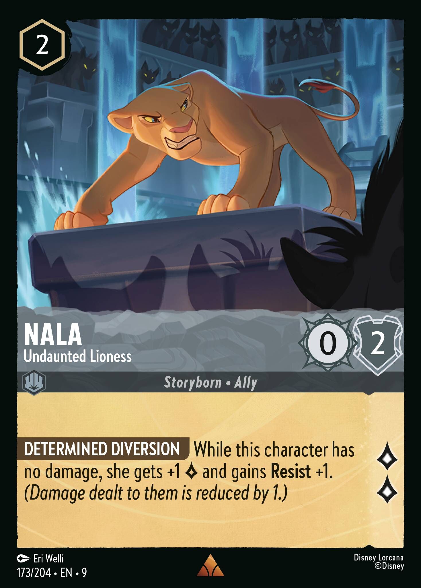 Fabled - 173/204 Nala - Undaunted Lioness R (Foil)