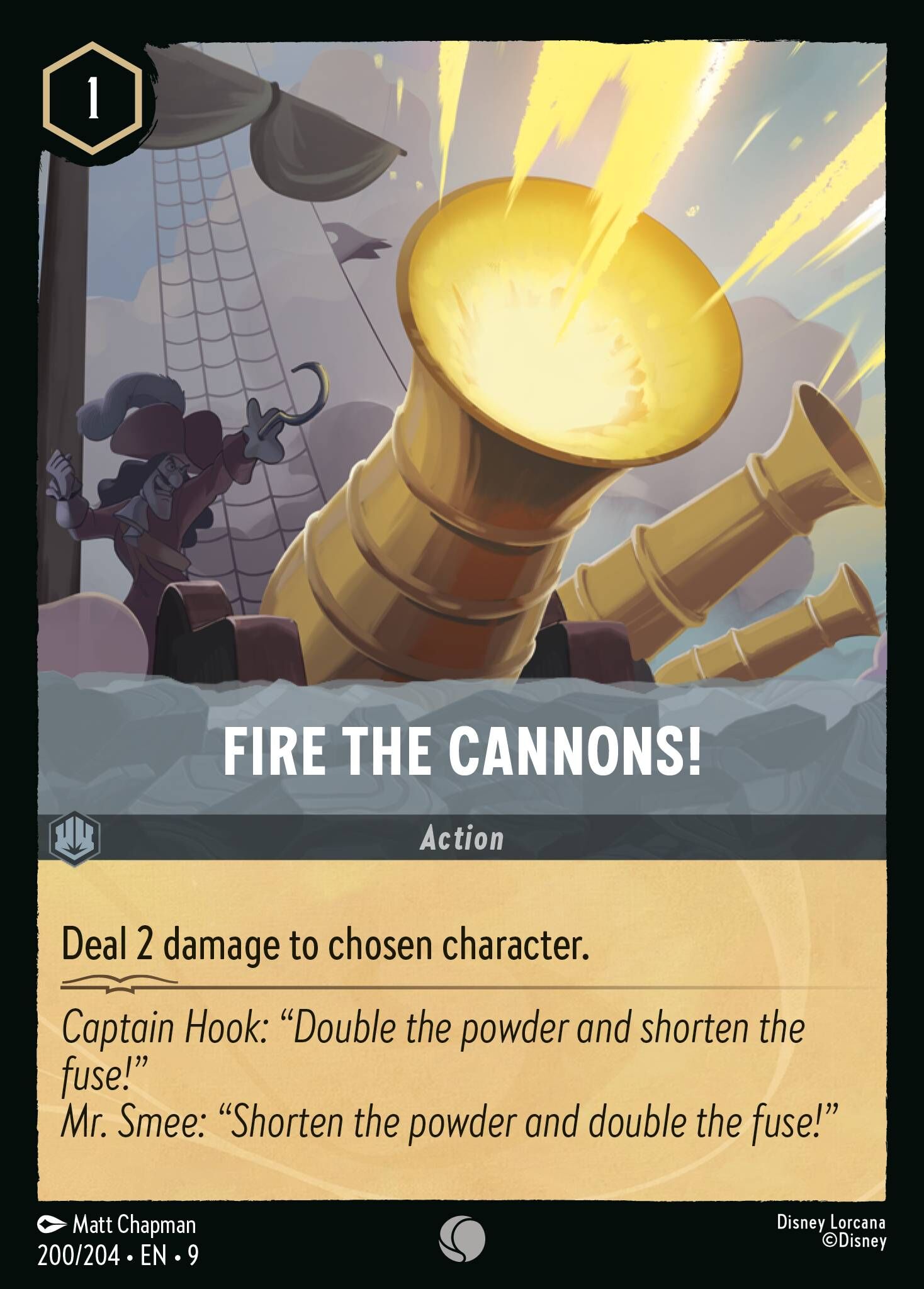 Fabled - 200/204 Fire The Cannons! C (Foil)