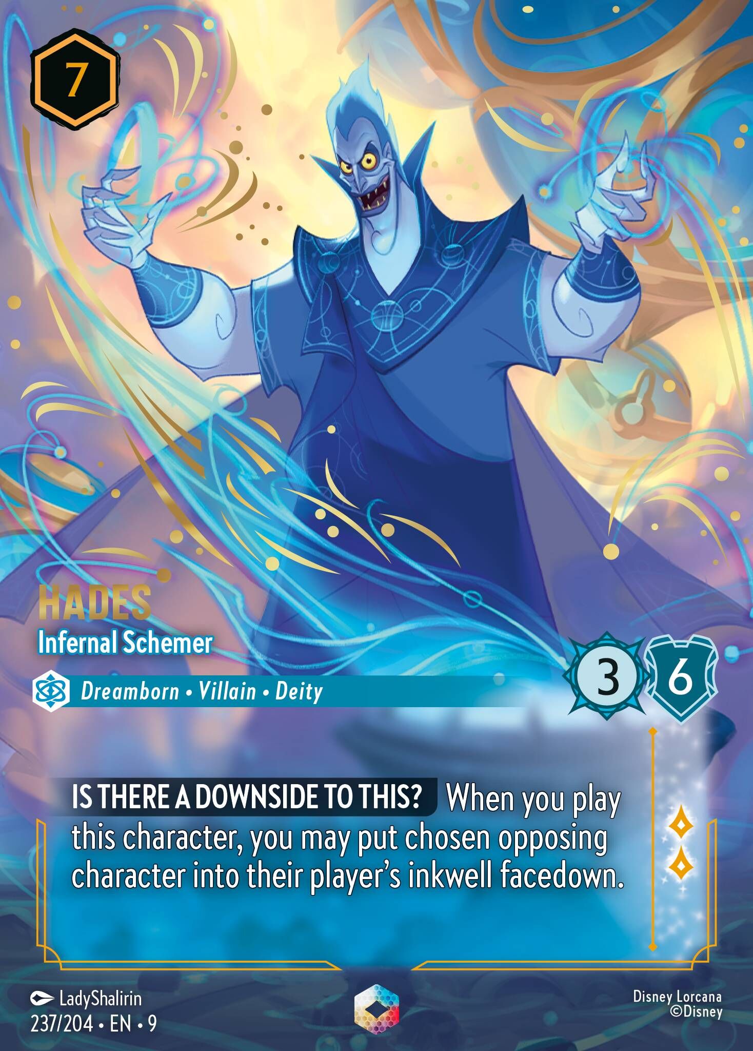 Fabled - 237/204 Hades - Infernal Schemer E