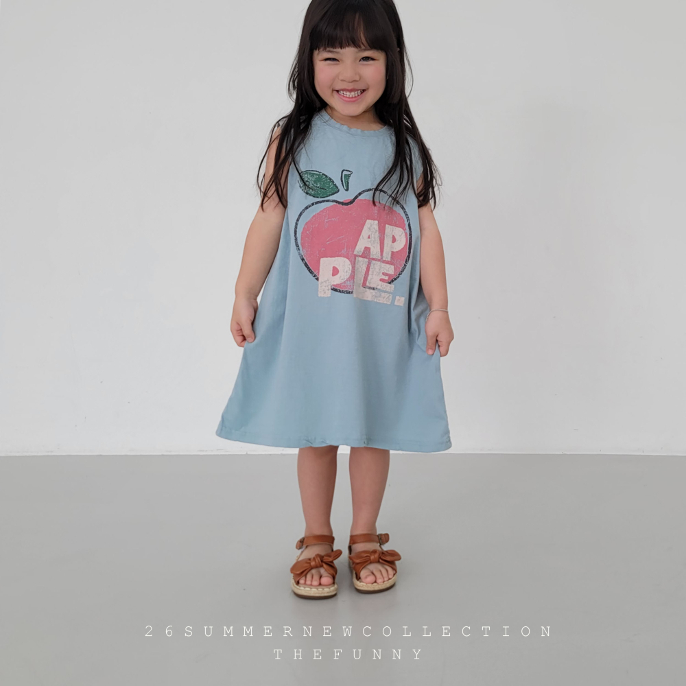 90-140 FUN 蘋果背心洋裝 2色