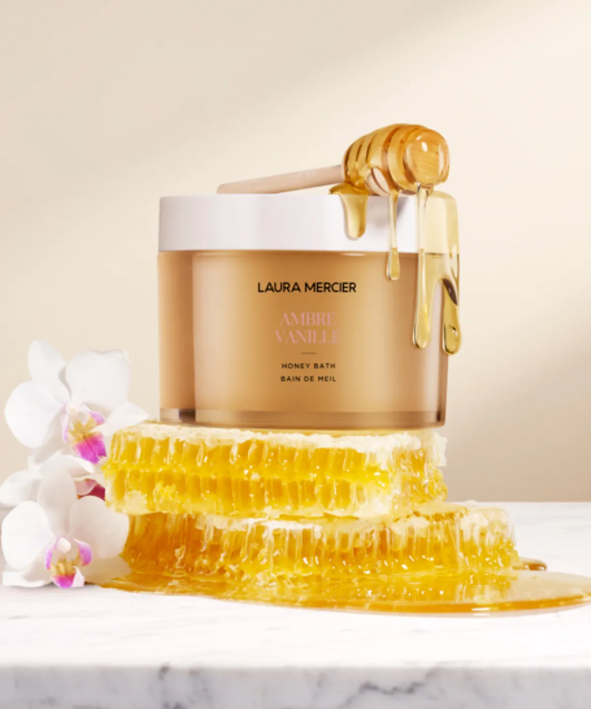 LAURA MERCIER Honey Bath 專業級極致舒緩滋養泡泡入浴蜜 250ml【2款款式】