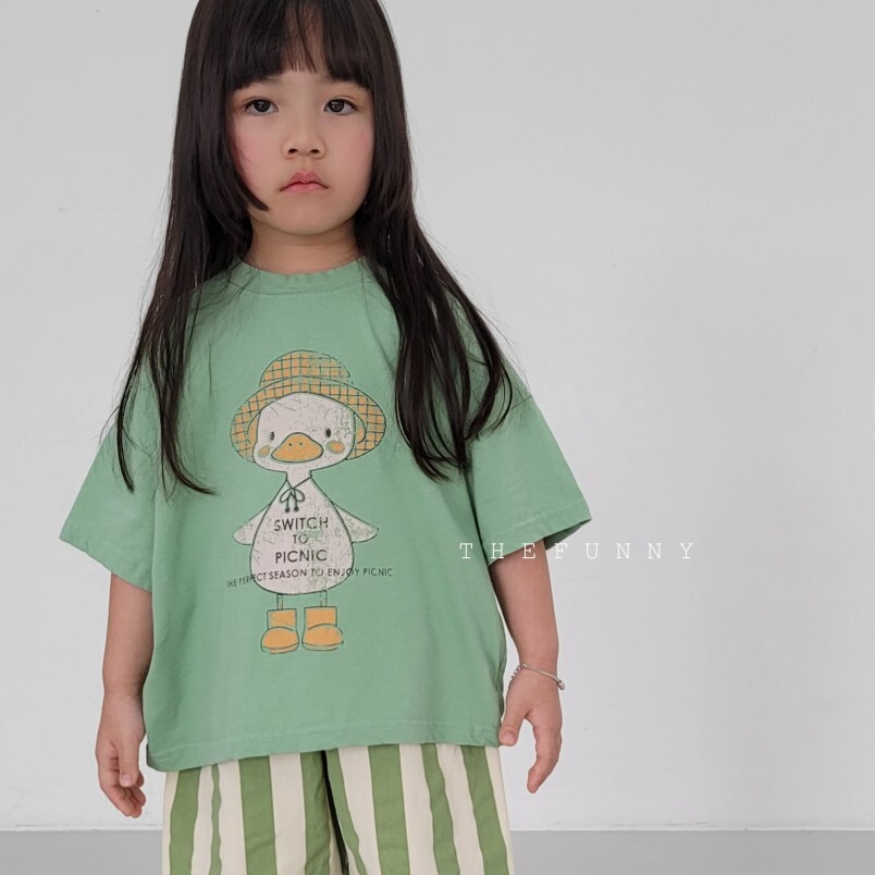 90-140 FUN 可愛小鴨上衣 2色