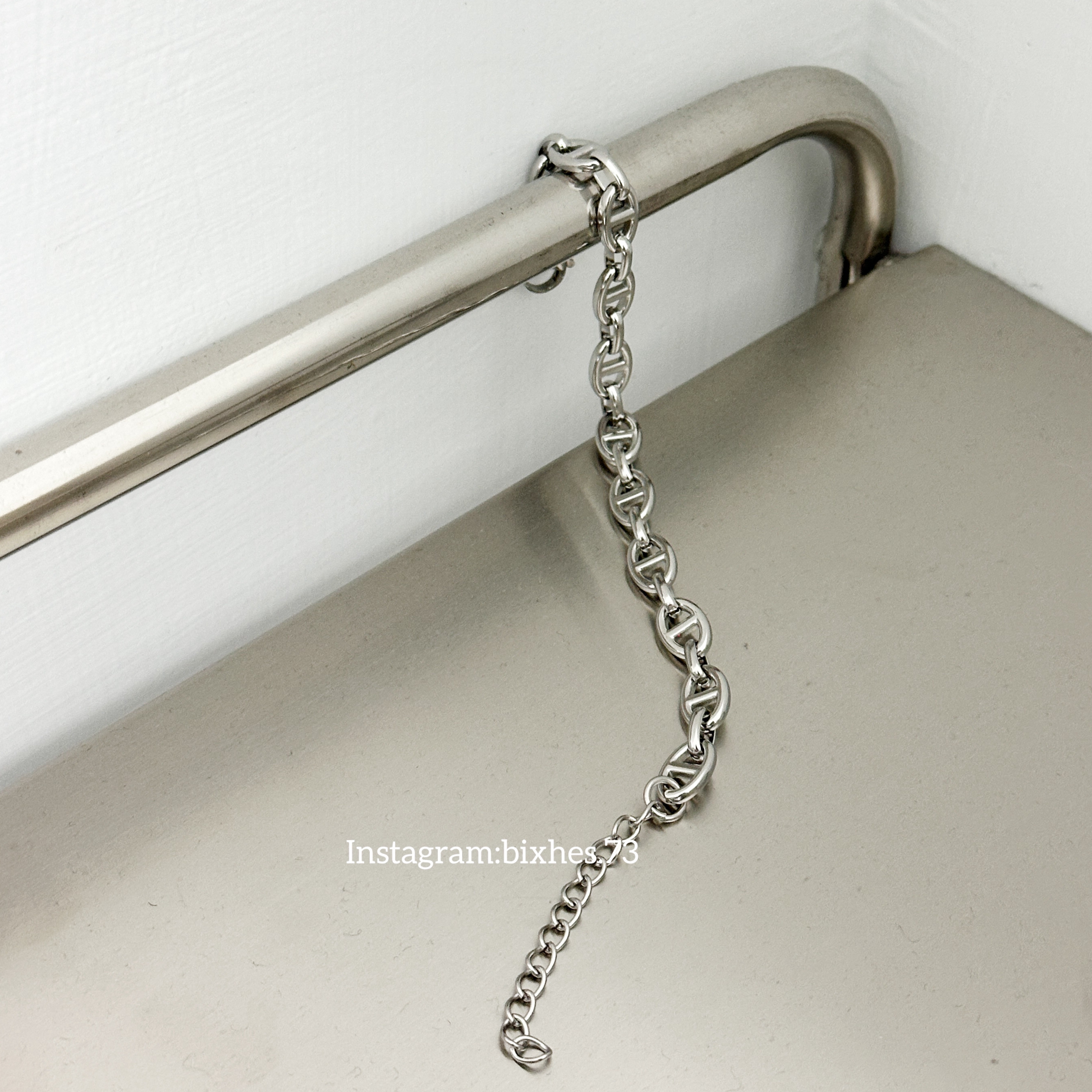 鏤空金屬半圓手鍊(K00019)