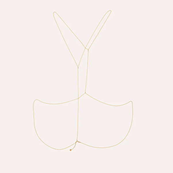 1YA0326-261 [YAY PARIS] Body Chain Laminated Gold #23SSC-600sicn100 (EU)