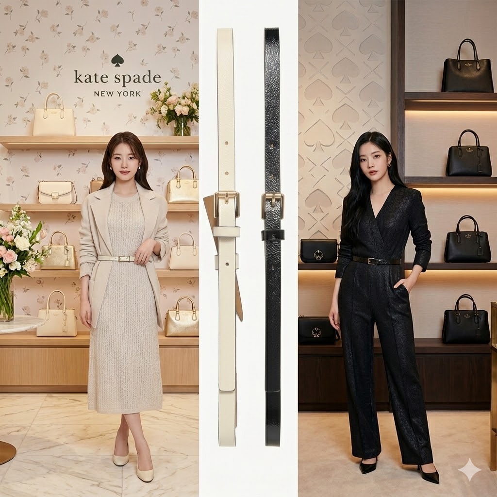 【預購】Kate Spade New York Assorted H032558 2條裝女裝皮帶