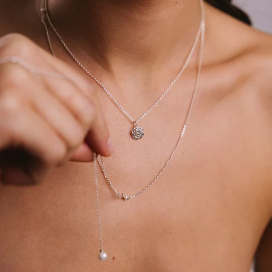 1YA0326-100 [YAY PARIS] Thin Chain 40cm Silver #23SSC-520sicnct200 (EU)