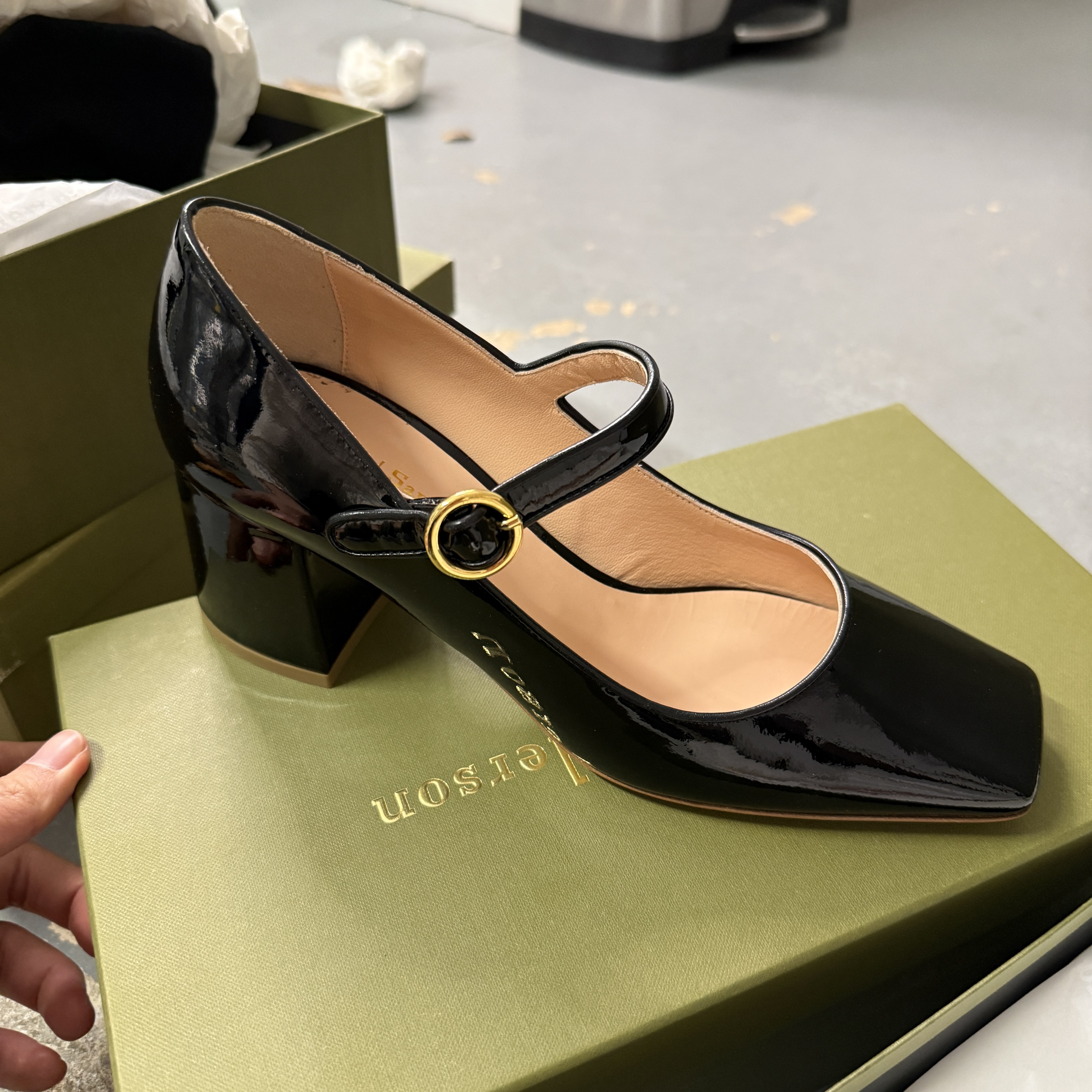 Rupert Sanderson Mary Jane black size 38