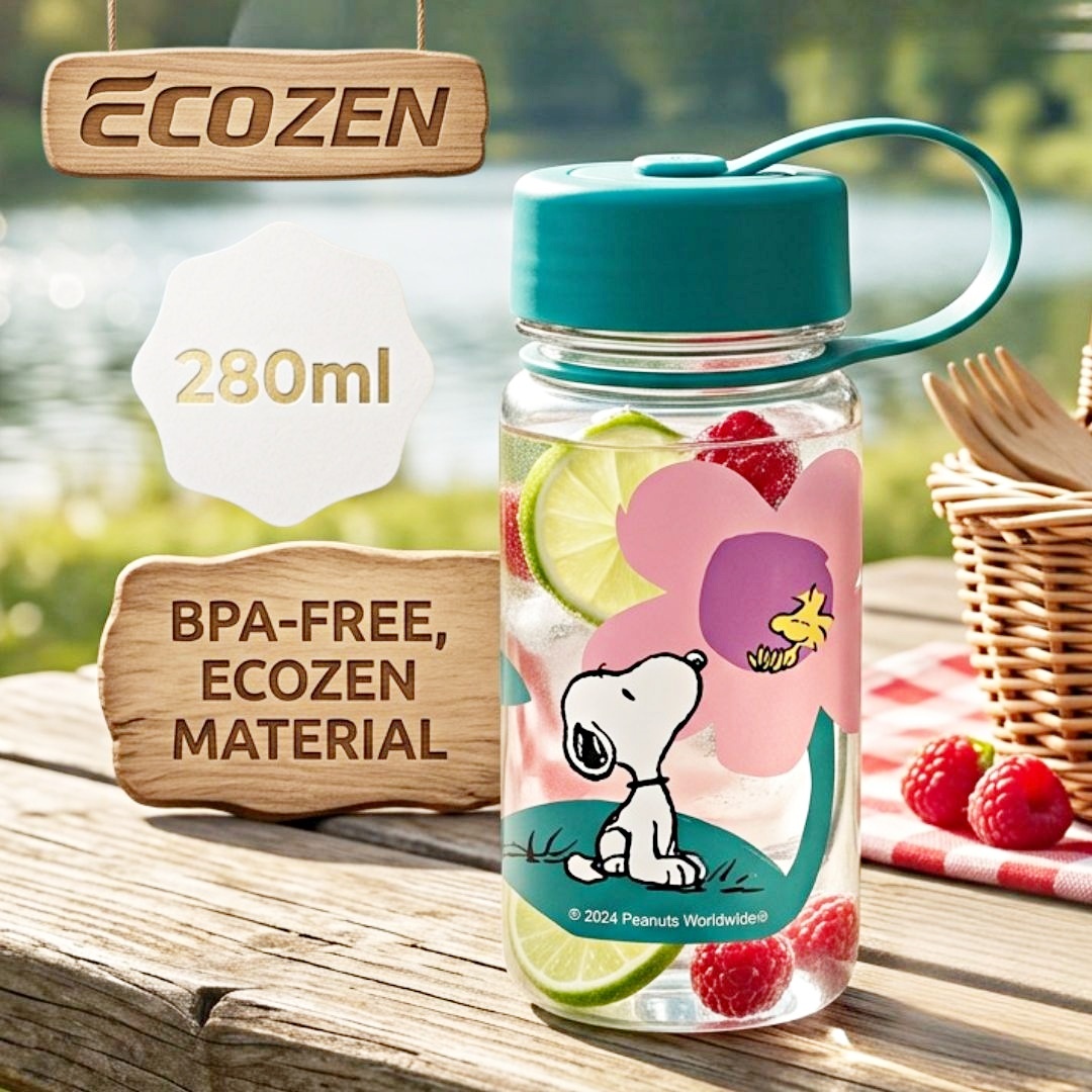 史諾比 |方形便攜式水樽(280ml)