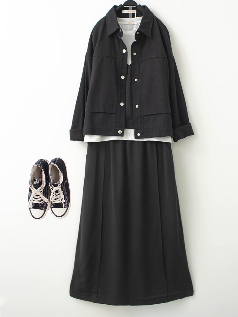 薄款工裝夾克運動風套組組合