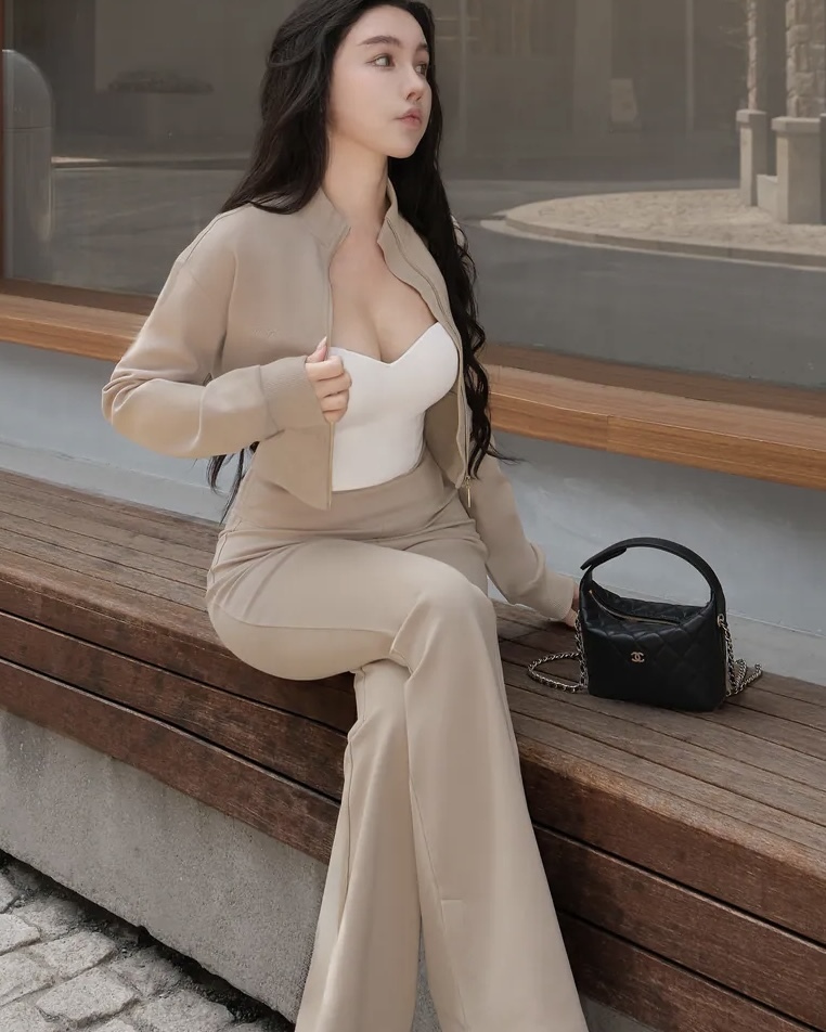 訂製-休閒重磅棉微喇長褲