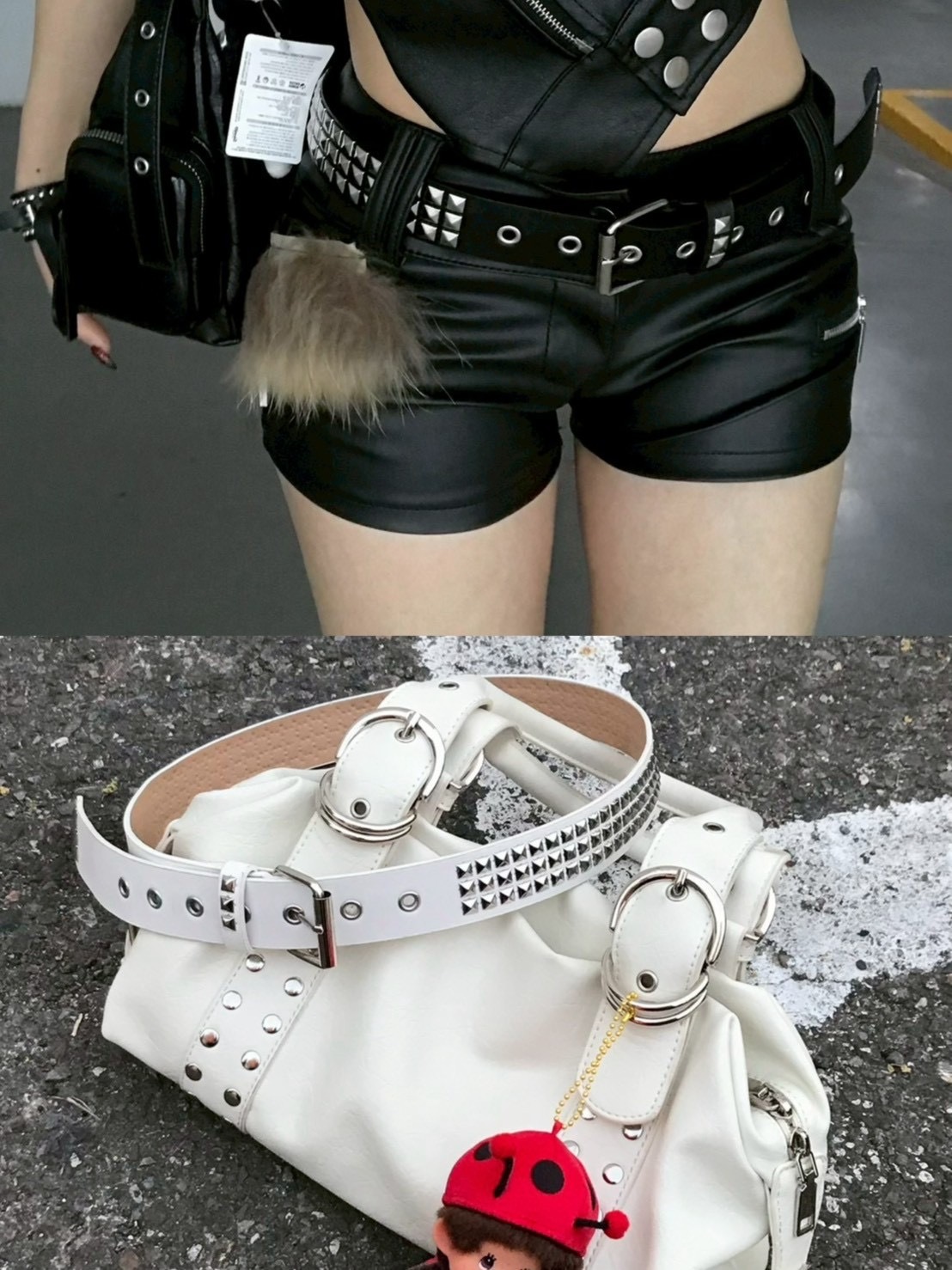 無敵百搭 重工鉚釘皮帶2colors