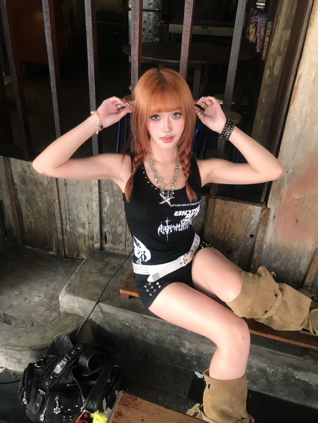 夏日海島 重工海星疊戴項鍊