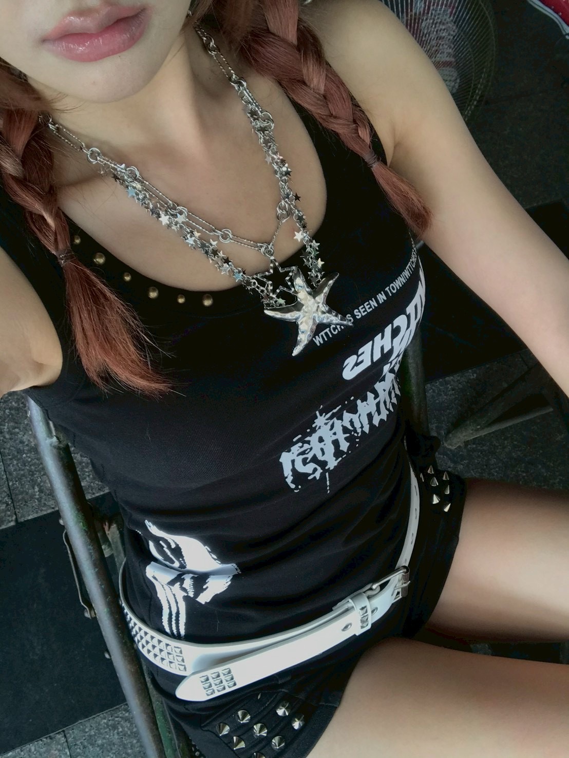 夏日海島 重工海星疊戴項鍊