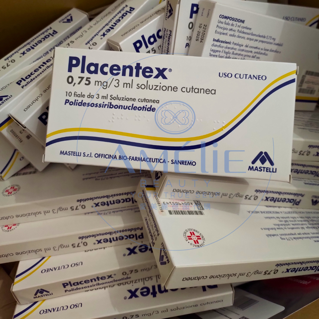 Placentex 0.75 mg/3 ml PDRN 三文魚水光精華安瓶，10支裝意大利 Mastelli / Placentex 0.75 mg/3 ml PDRN Salmon Essence Ampoules, 10-Pack Mastelli Italy