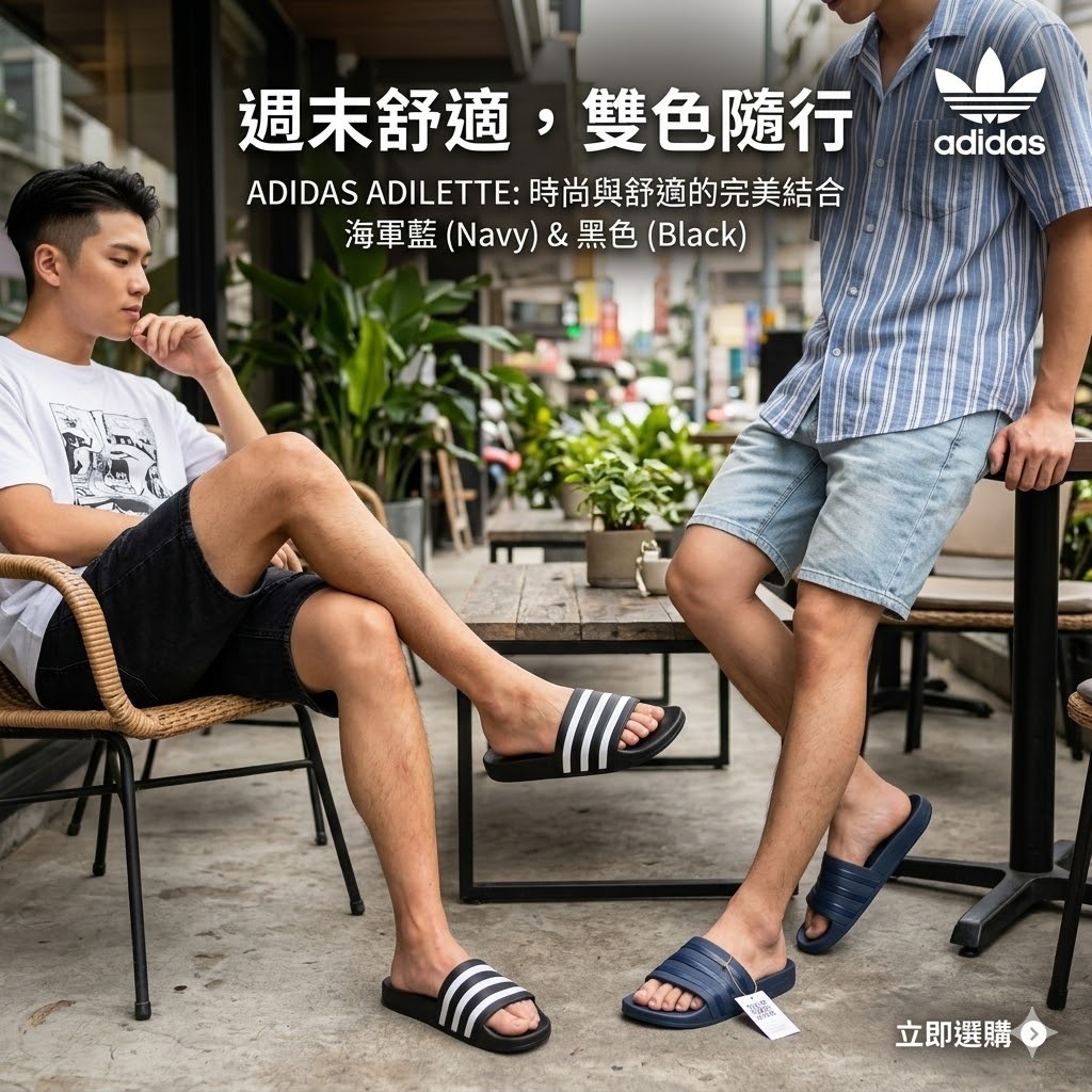 【預購】ADIDAS H032566 男裝拖鞋