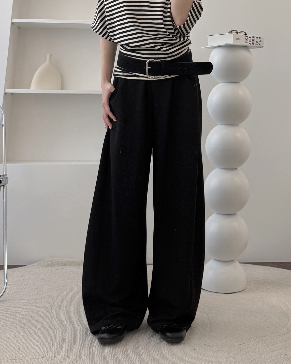 法朵Fado shop｜穿過回不去!繭型彎刀棉褲 273C073 四色