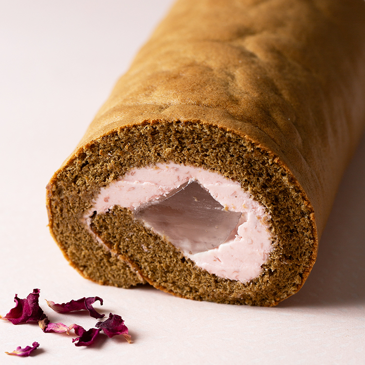 玫瑰荔枝紅烏龍蛋糕捲