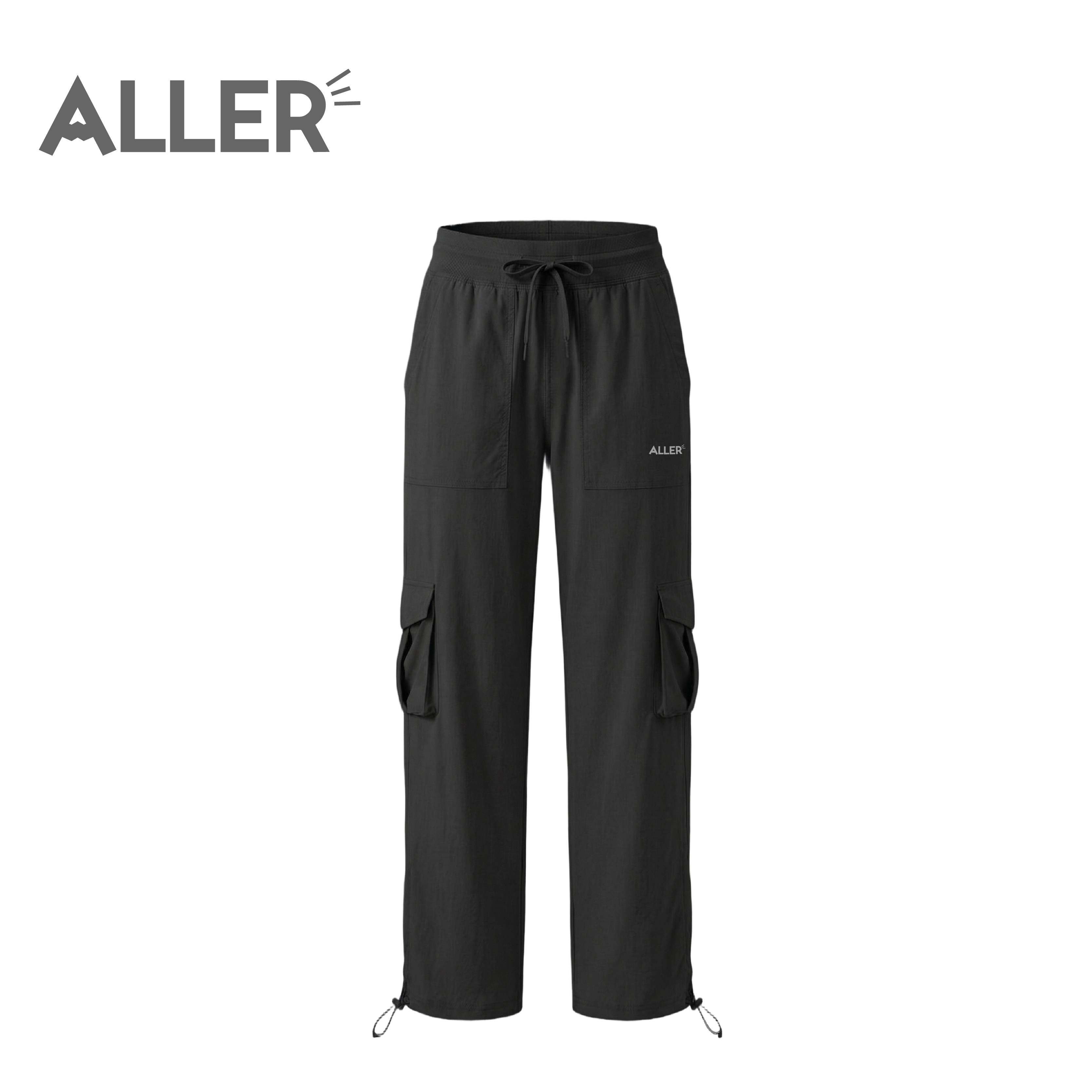 ALLER 側口袋休閒闊腿褲 女款 (4色) 21AL5001